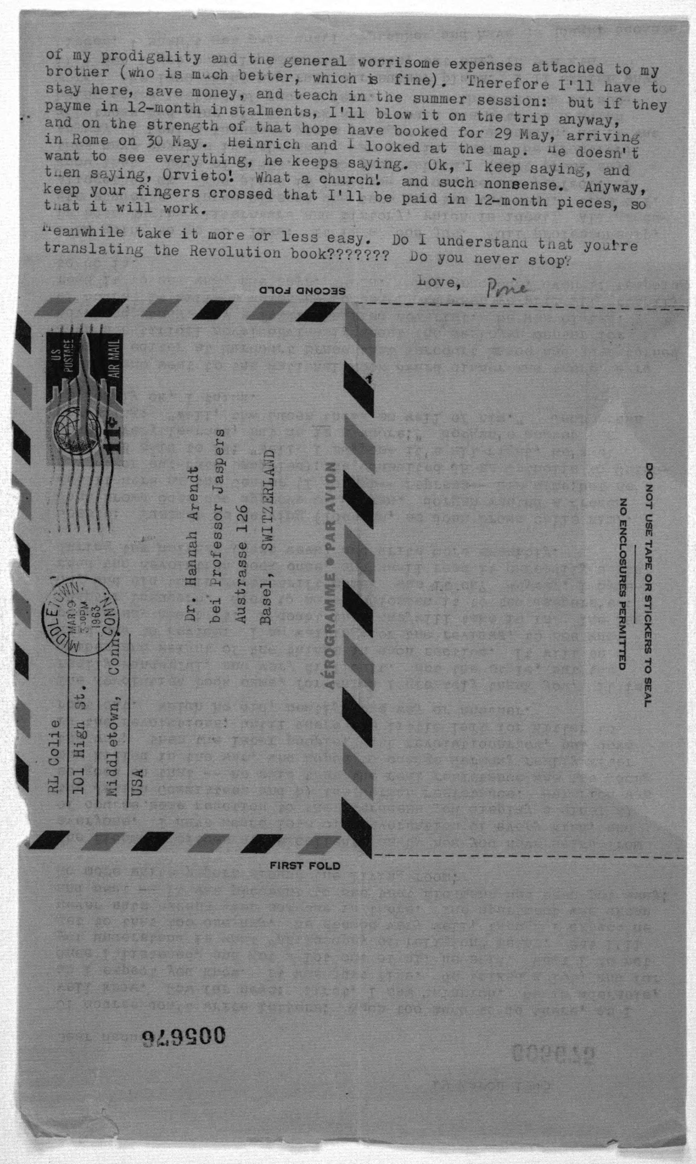 Scanned image of the current content page