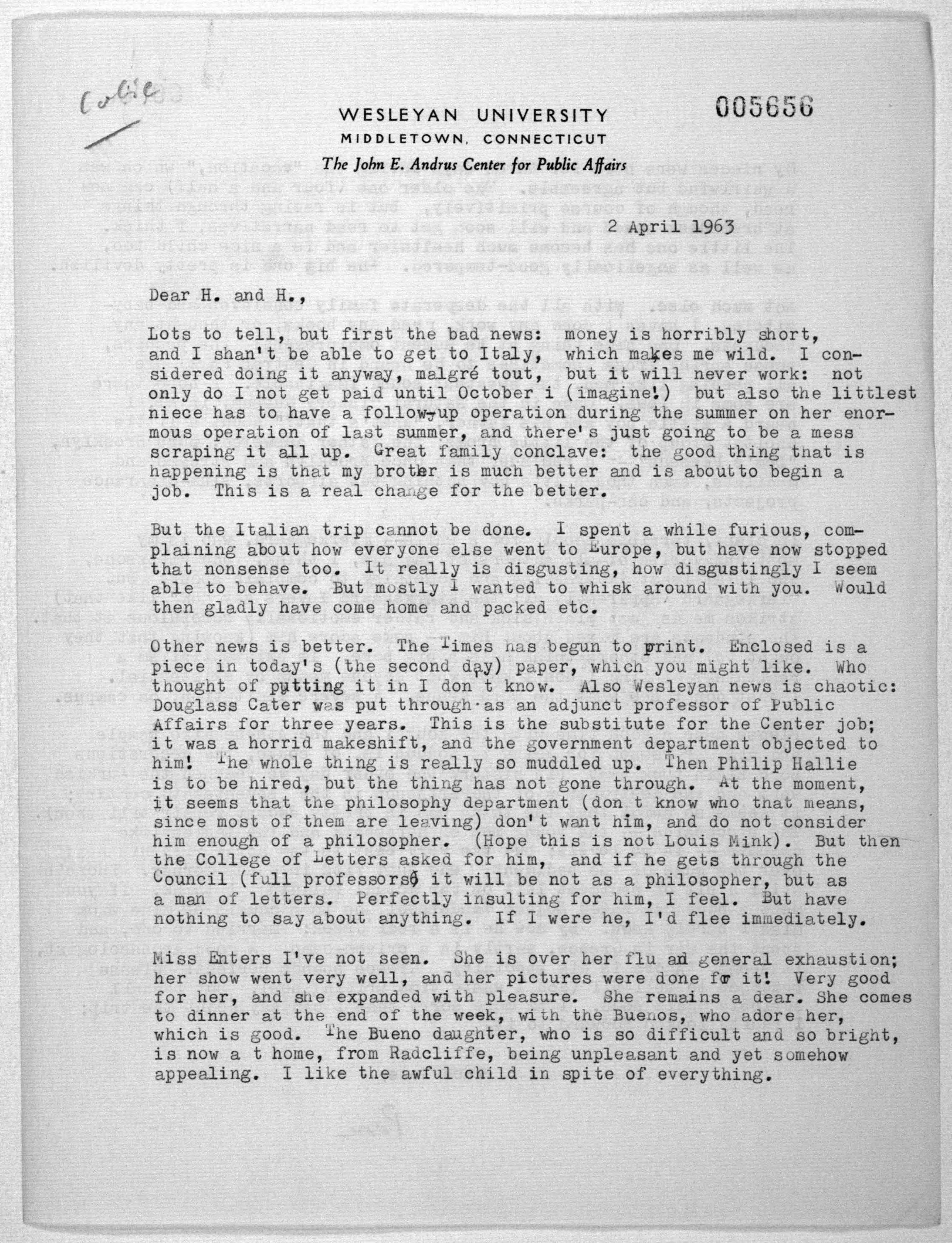 Scanned image of the current content page