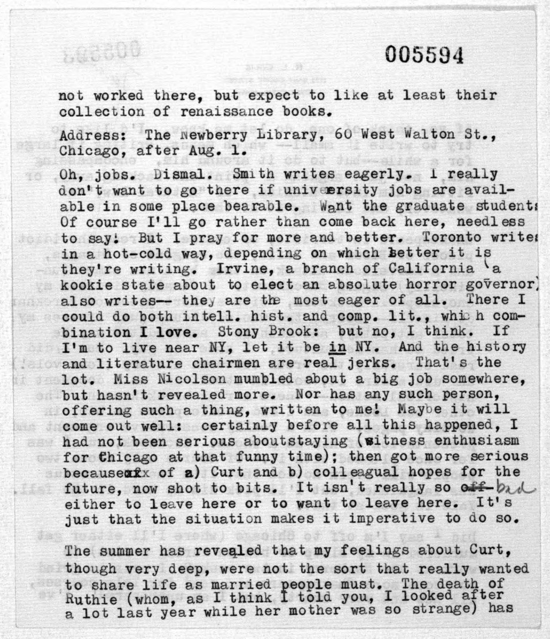 Scanned image of the current content page