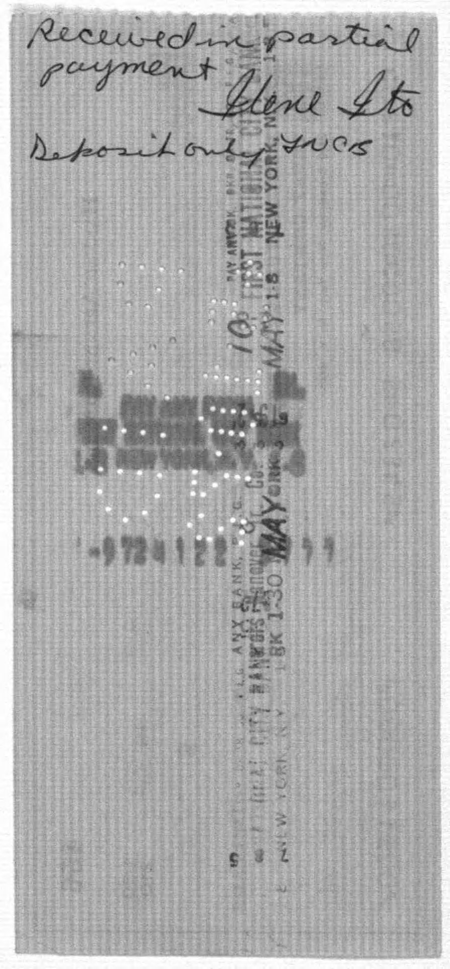 Scanned image of the current content page