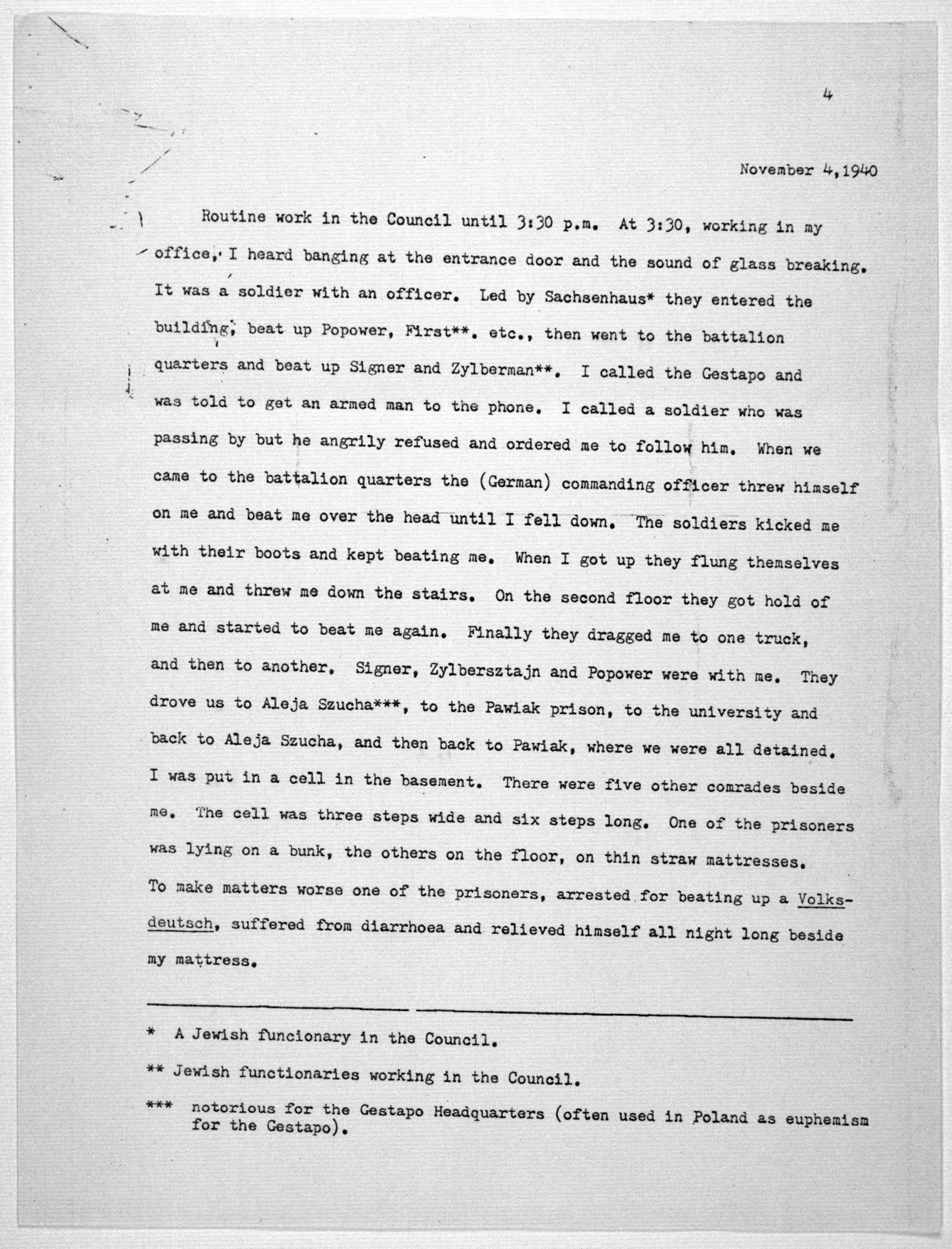 Scanned image of the current content page