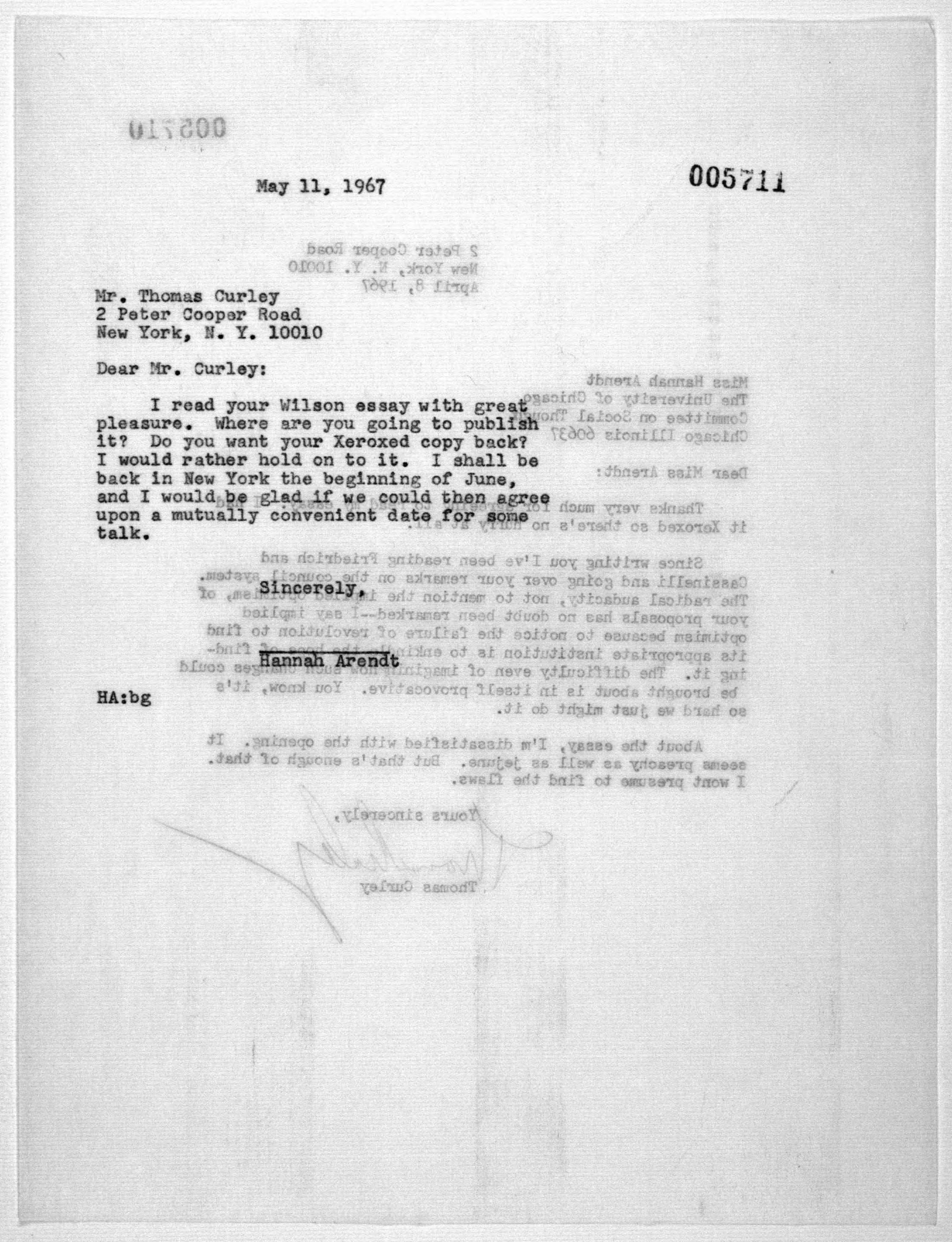 Scanned image of the current content page