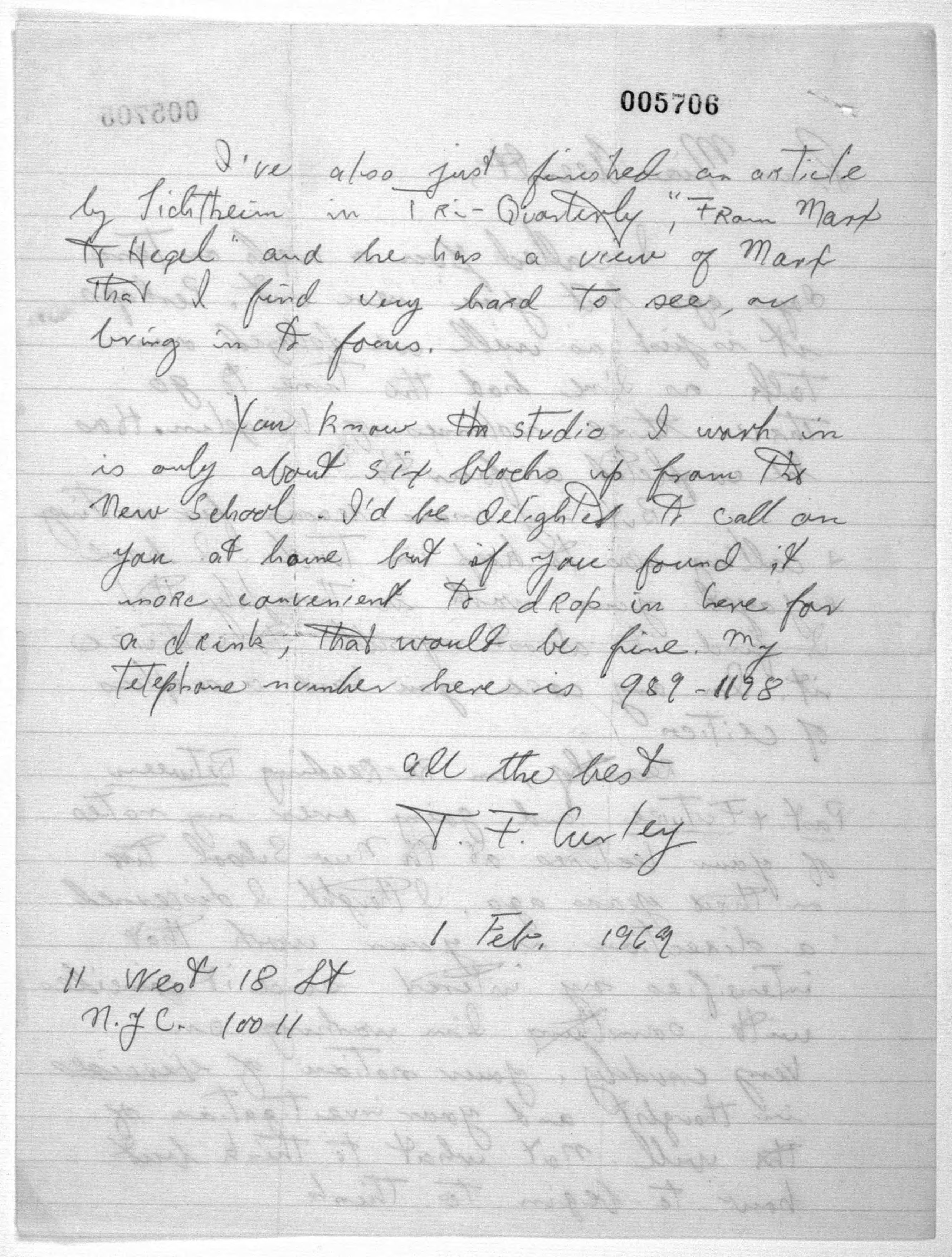 Scanned image of the current content page