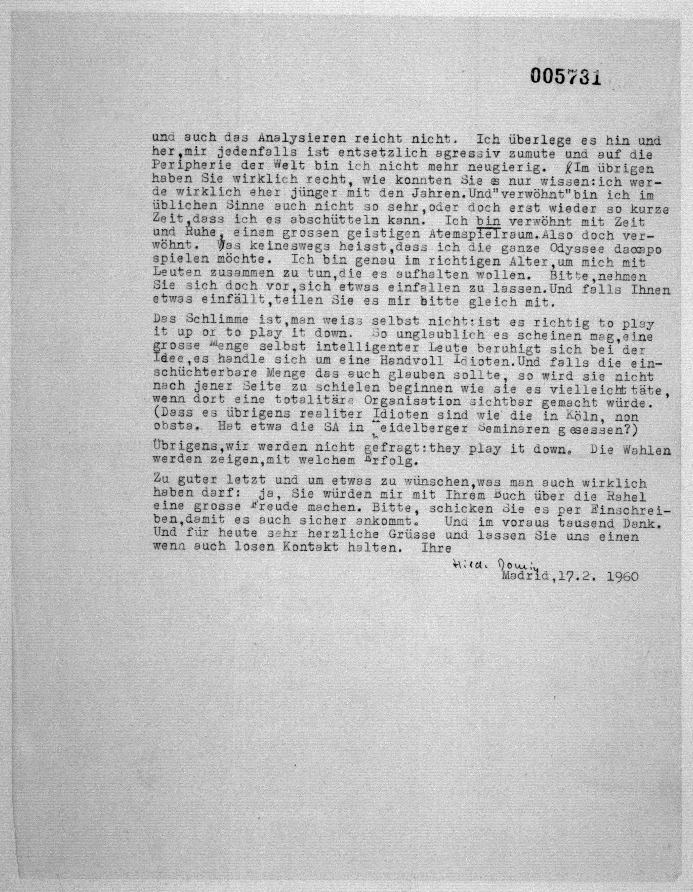 Scanned image of the current content page