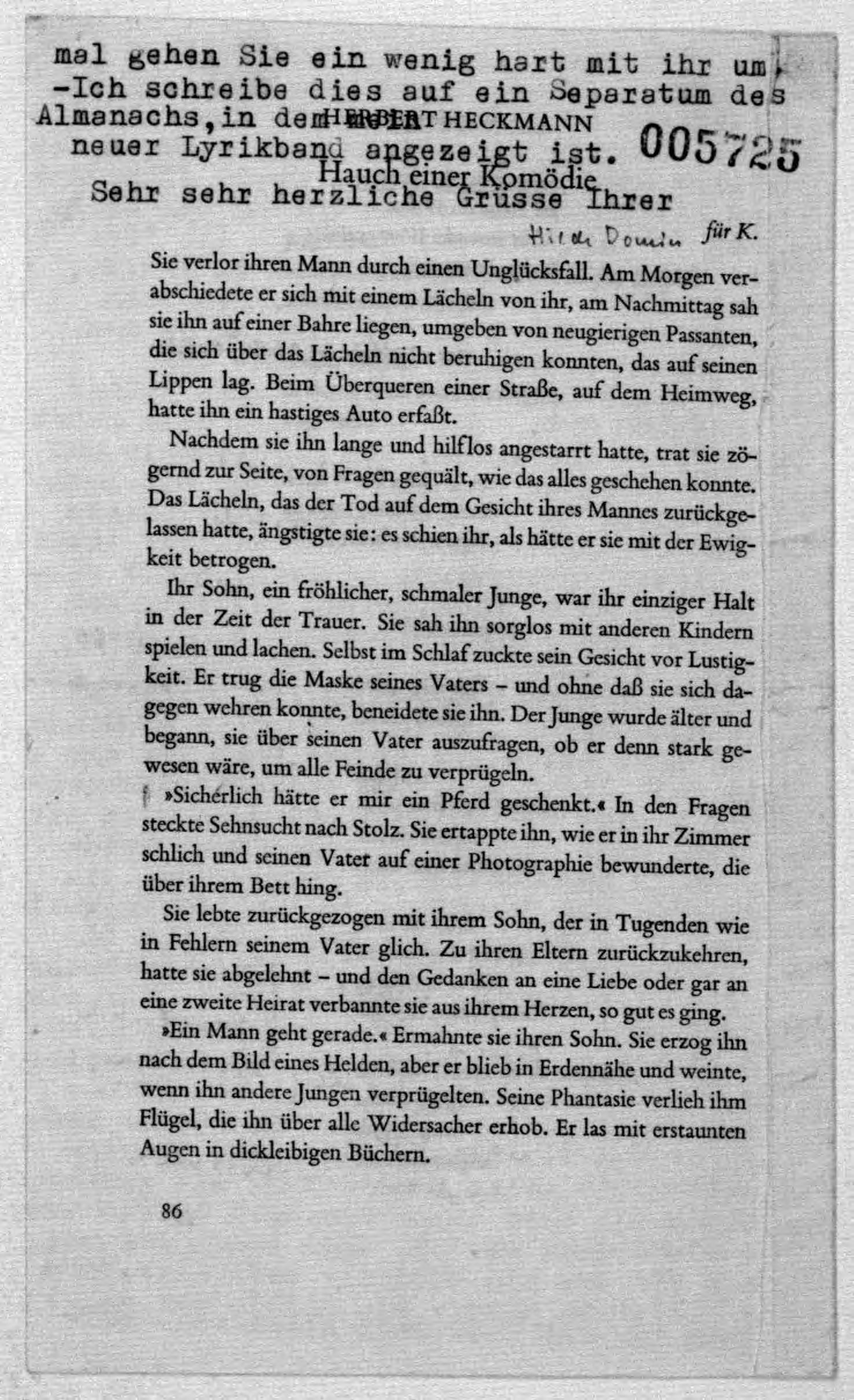 Scanned image of the current content page