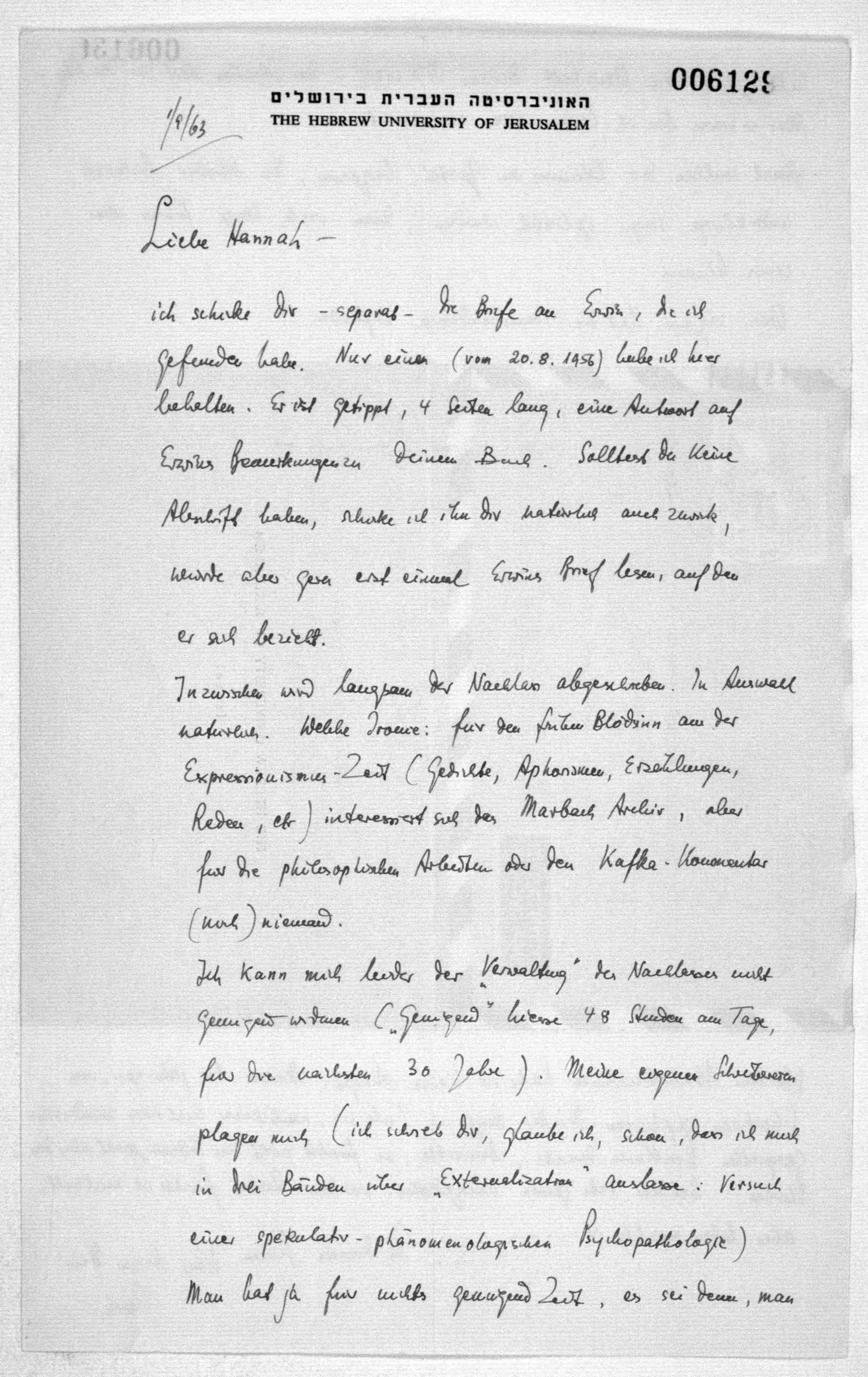 Scanned image of the current content page