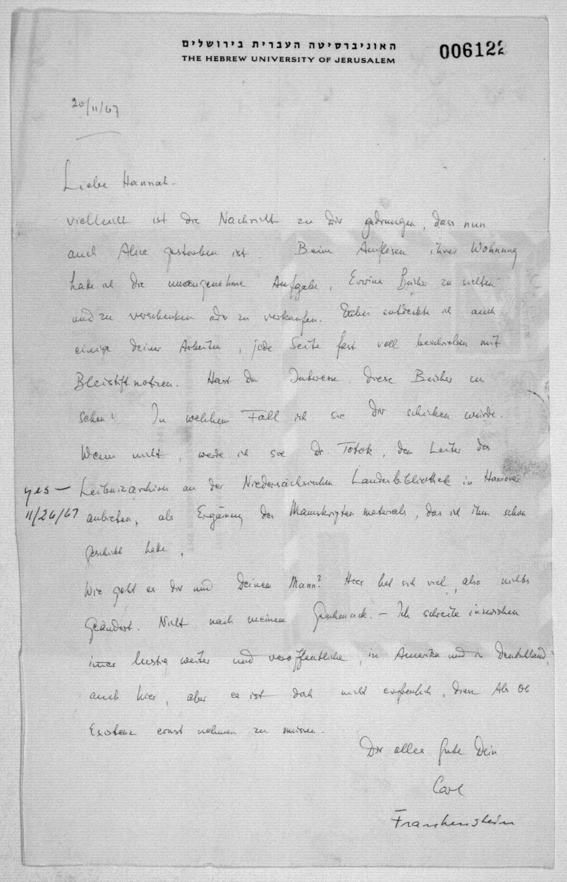 Scanned image of the current content page