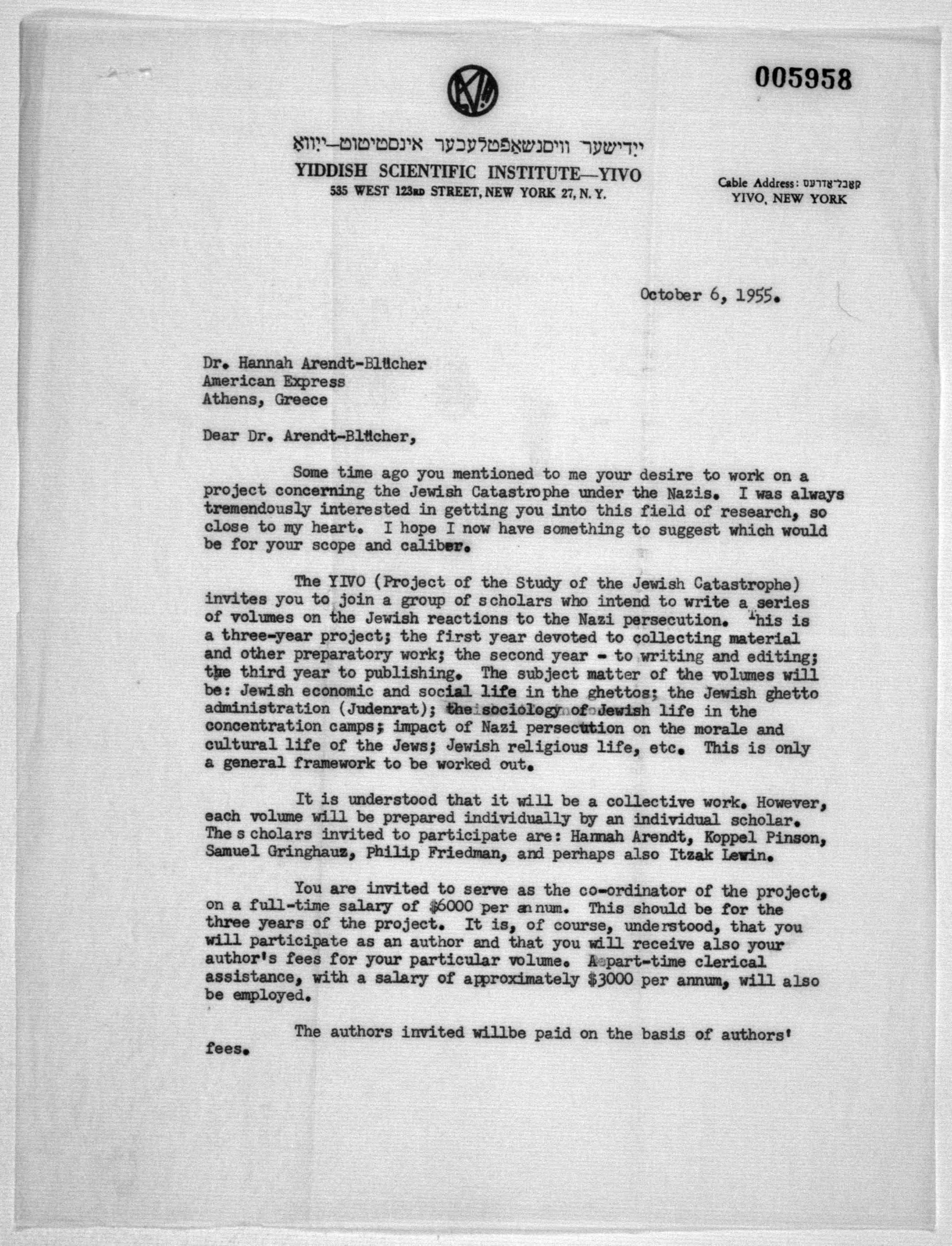 Scanned image of the current content page