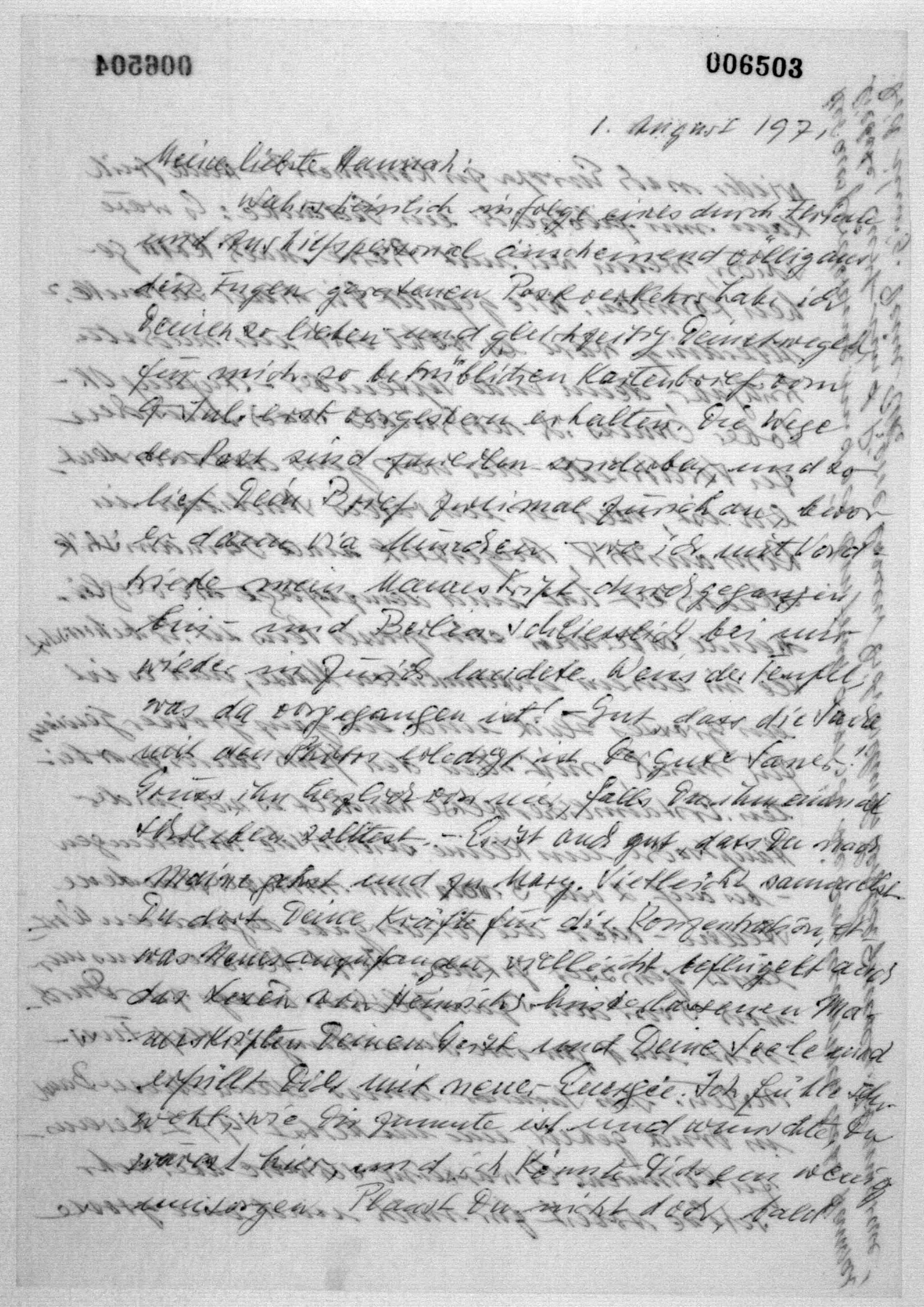 Scanned image of the current content page