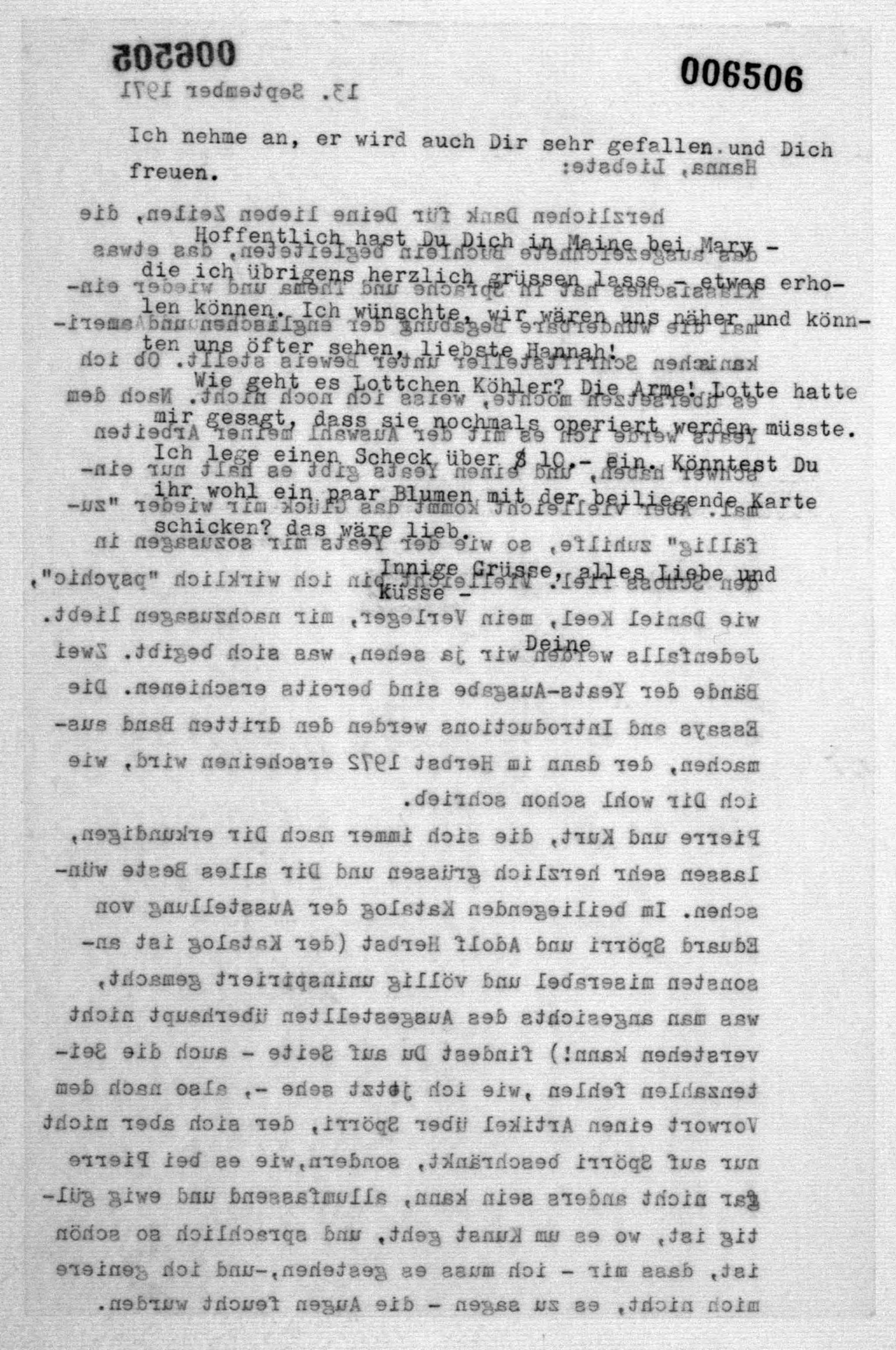 Scanned image of the current content page