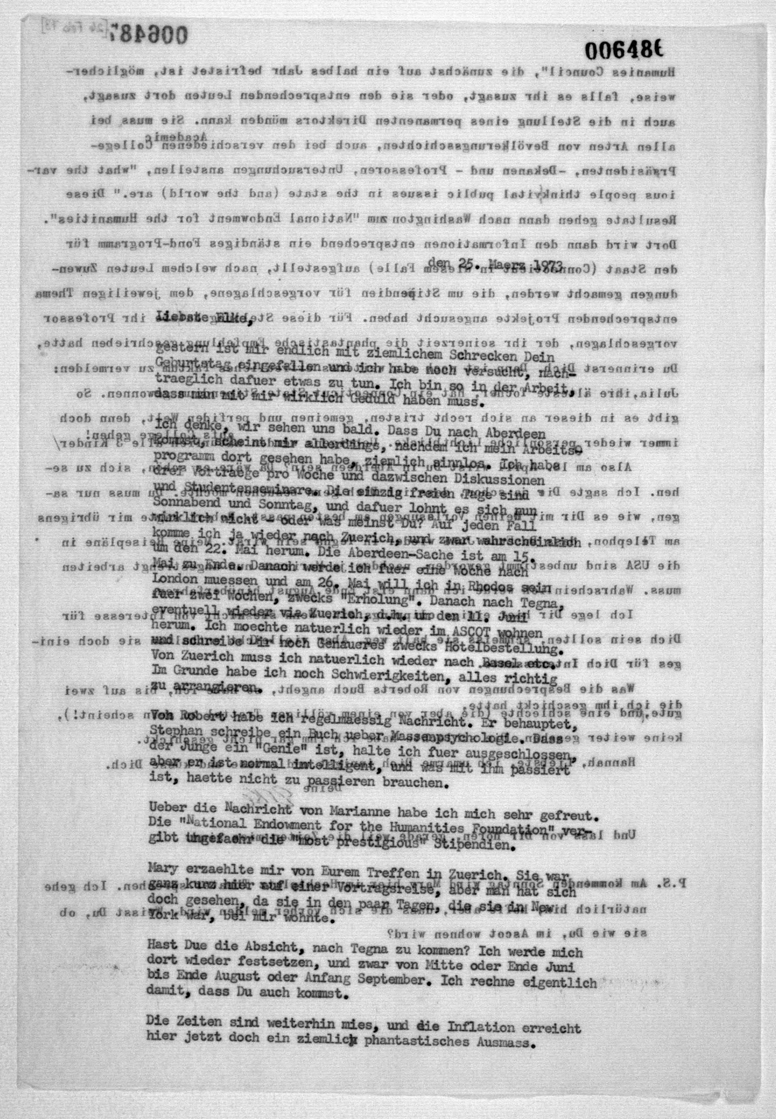 Scanned image of the current content page