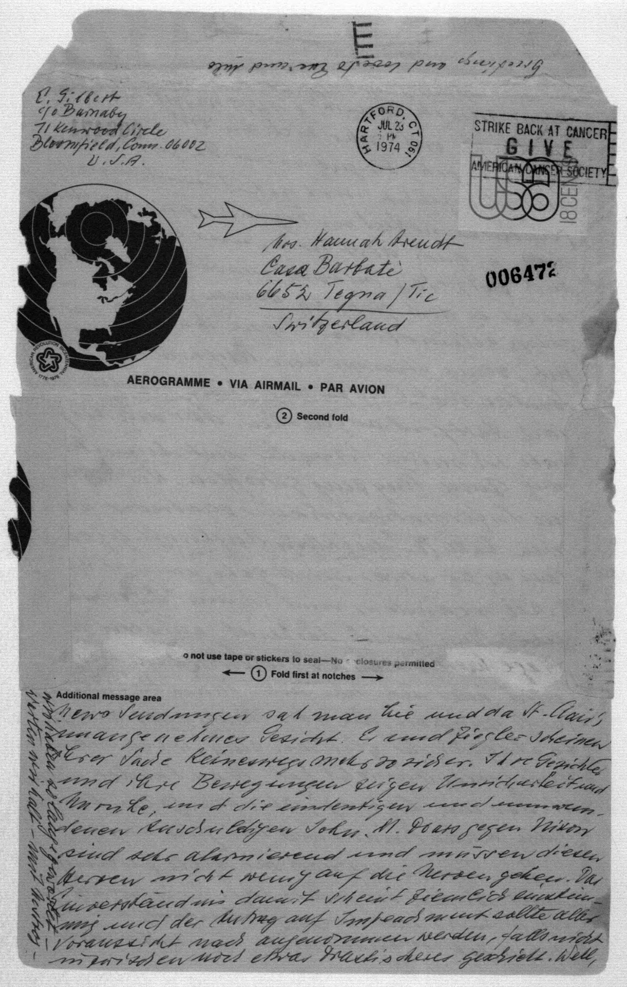 Scanned image of the current content page