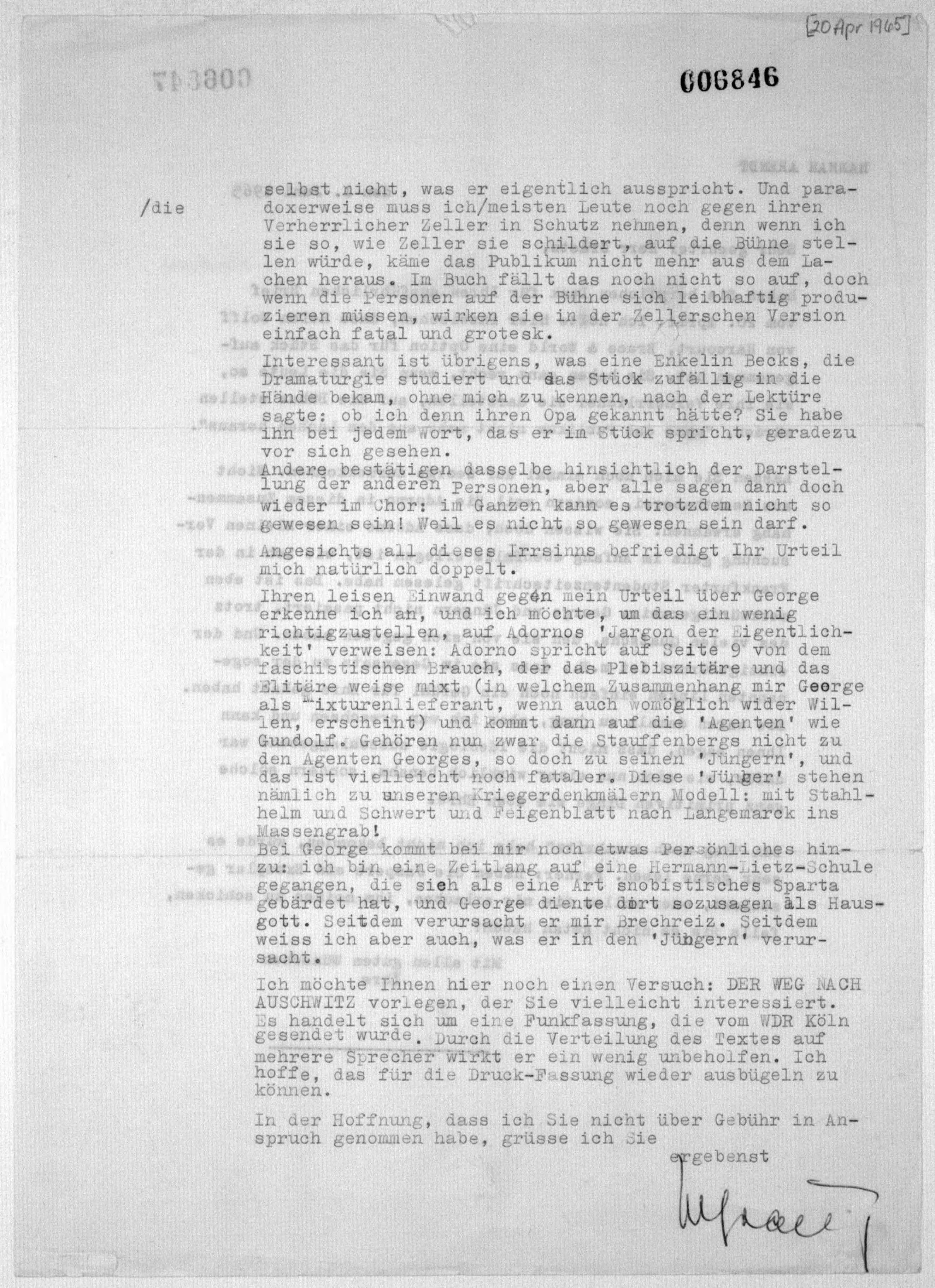 Scanned image of the current content page