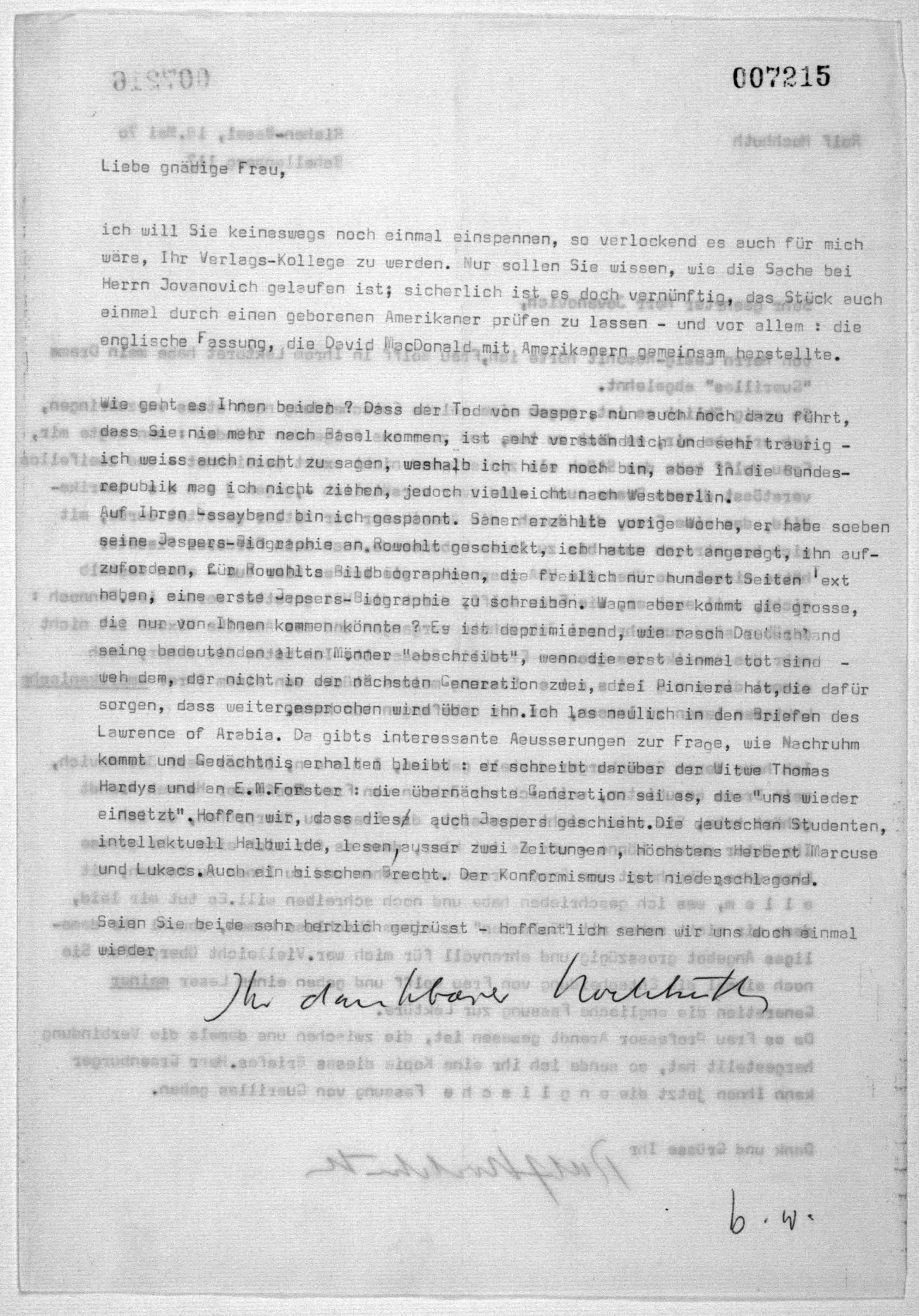 Scanned image of the current content page