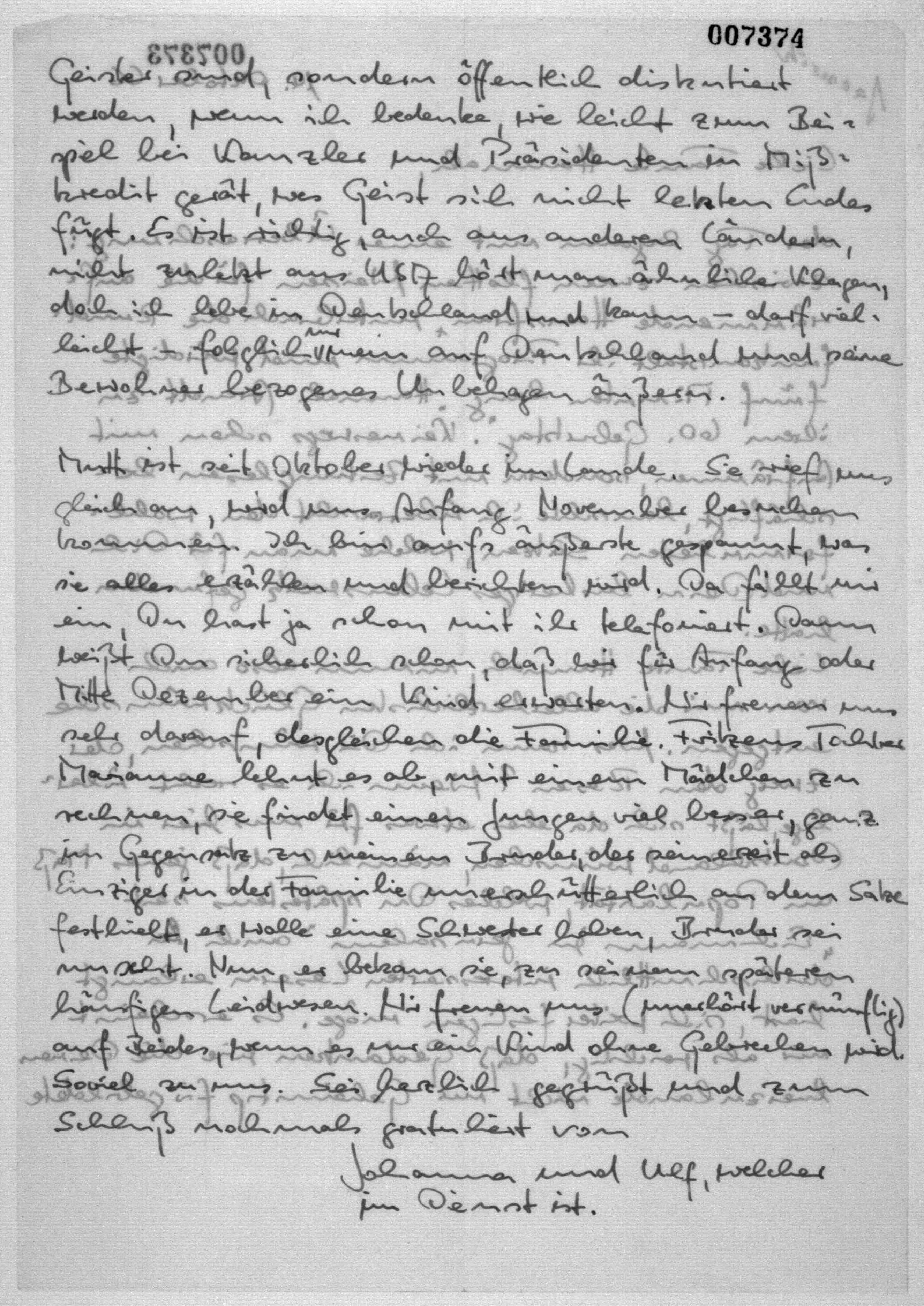 Scanned image of the current content page