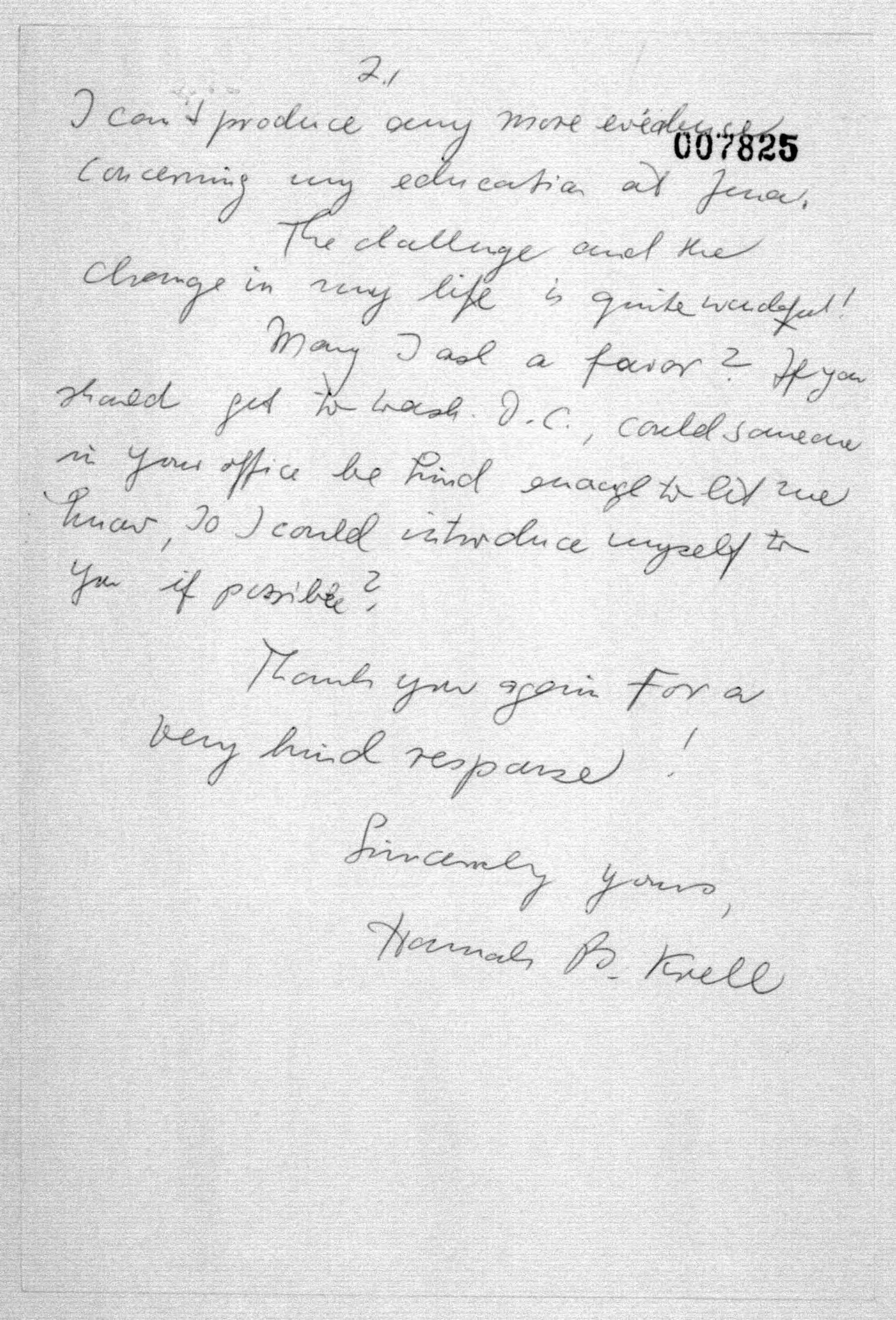 Scanned image of the current content page