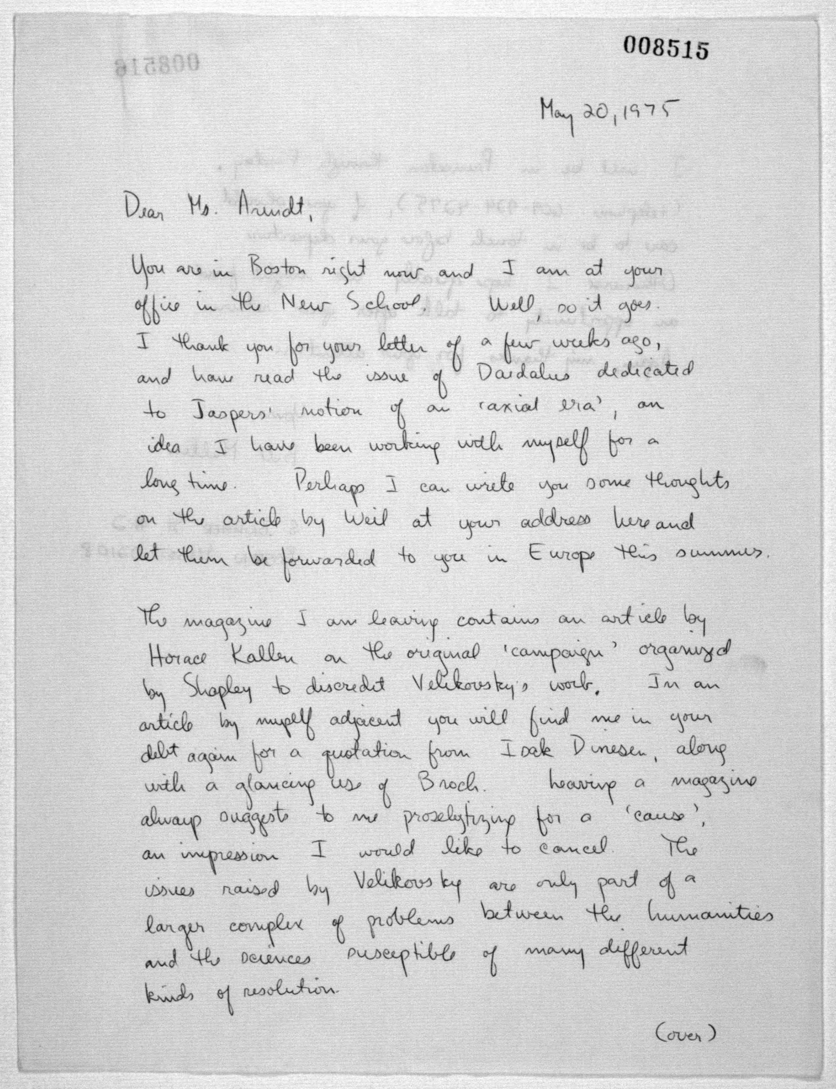 Scanned image of the current content page