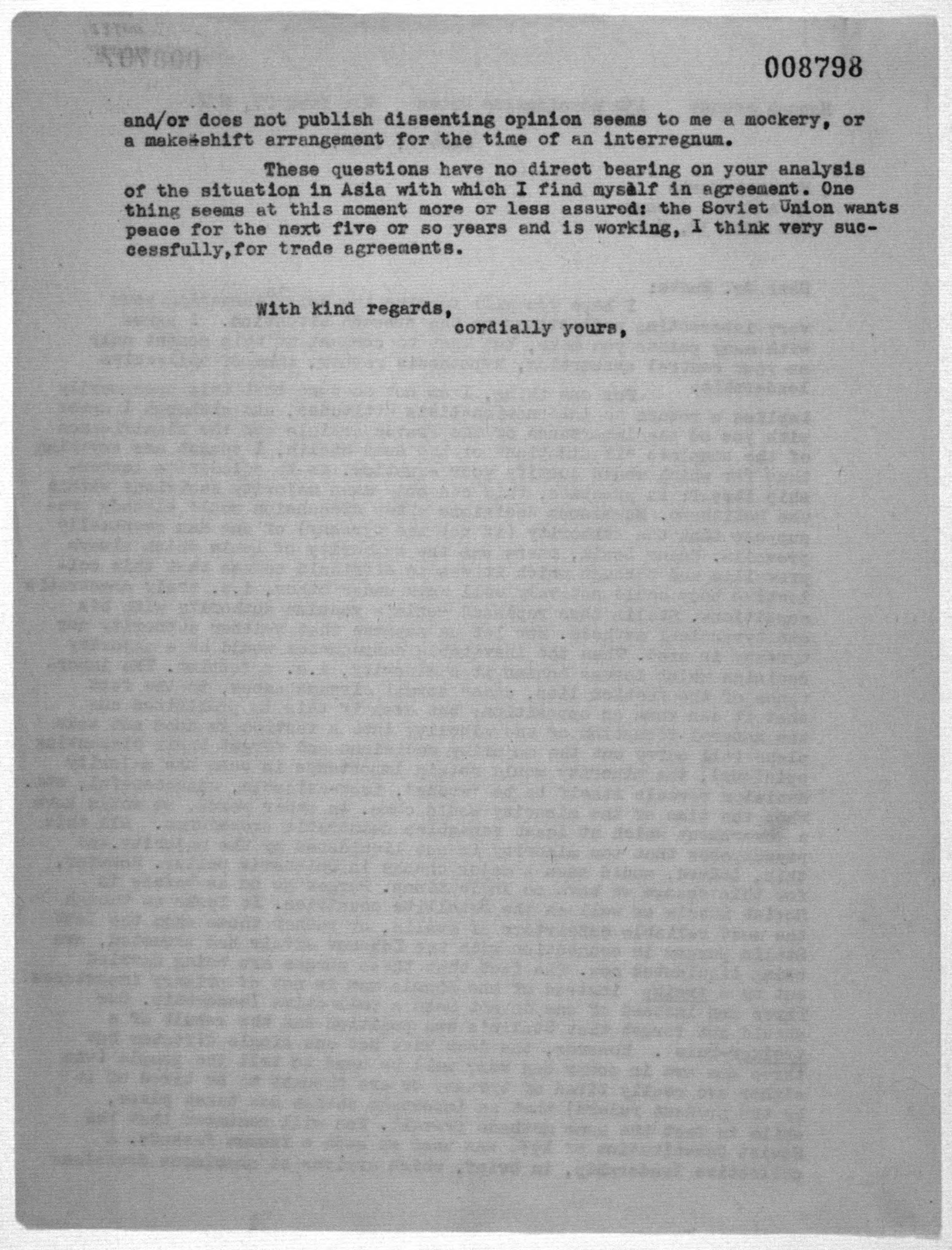 Scanned image of the current content page