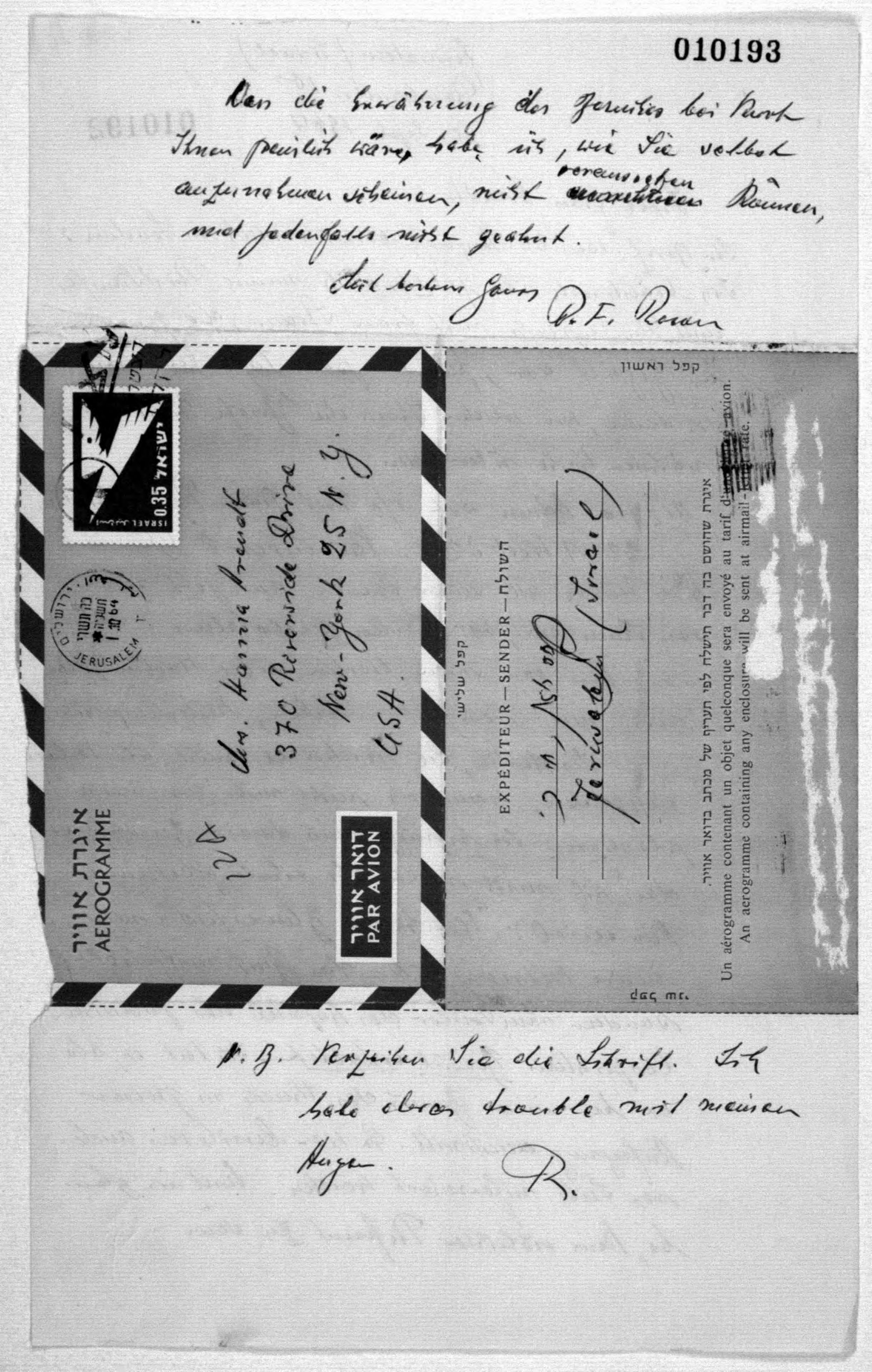 Scanned image of the current content page