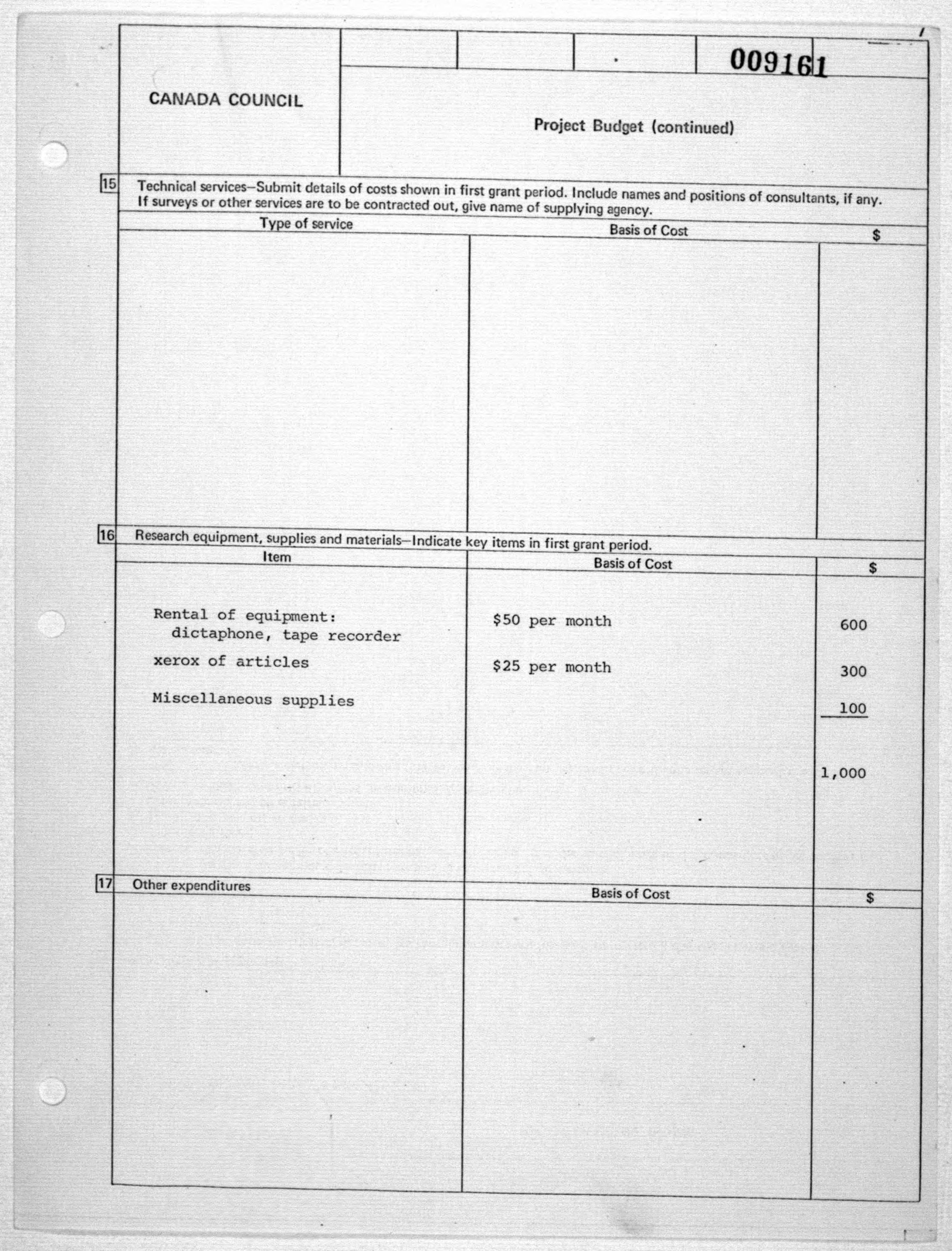 Scanned image of the current content page