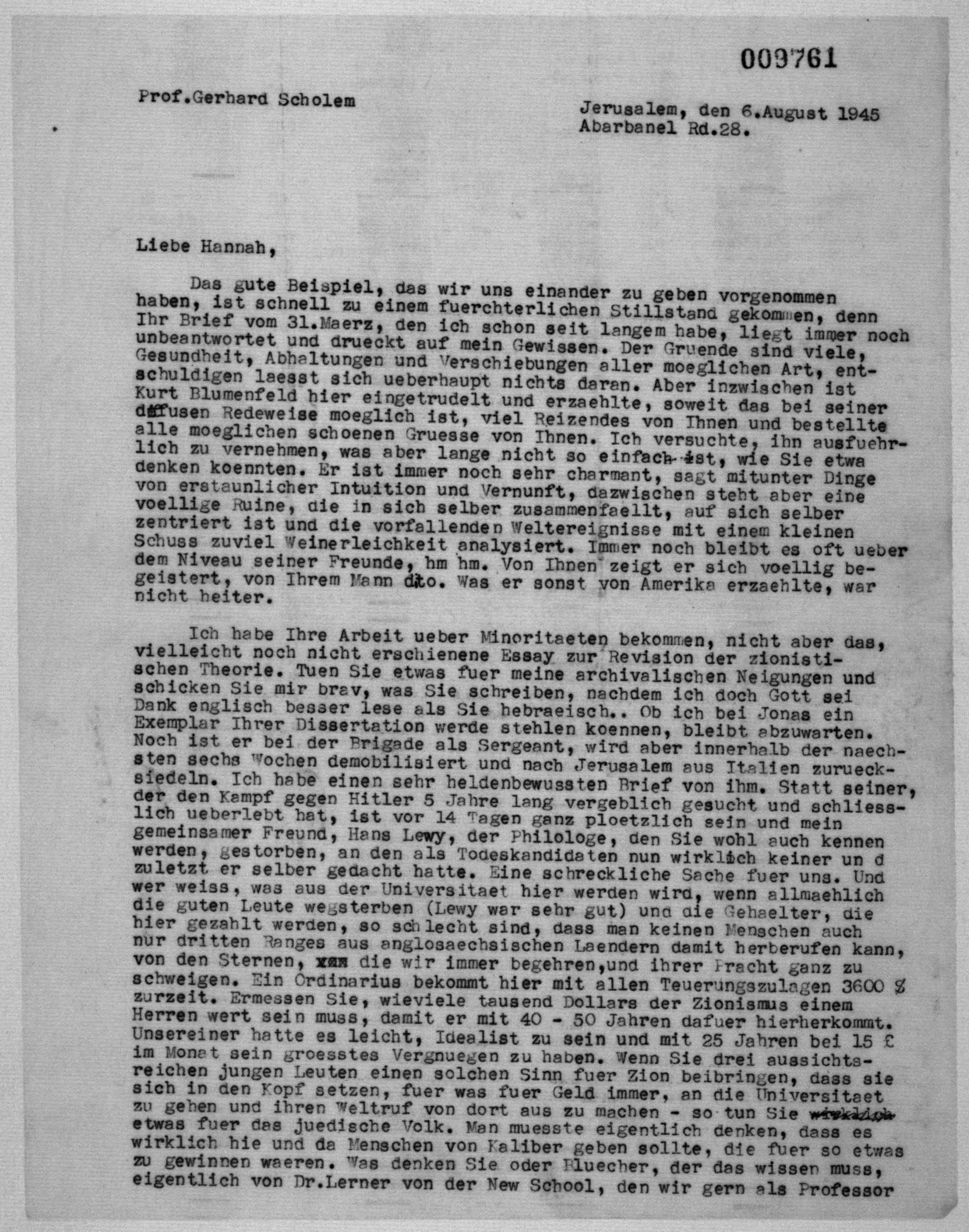 Scanned image of the current content page