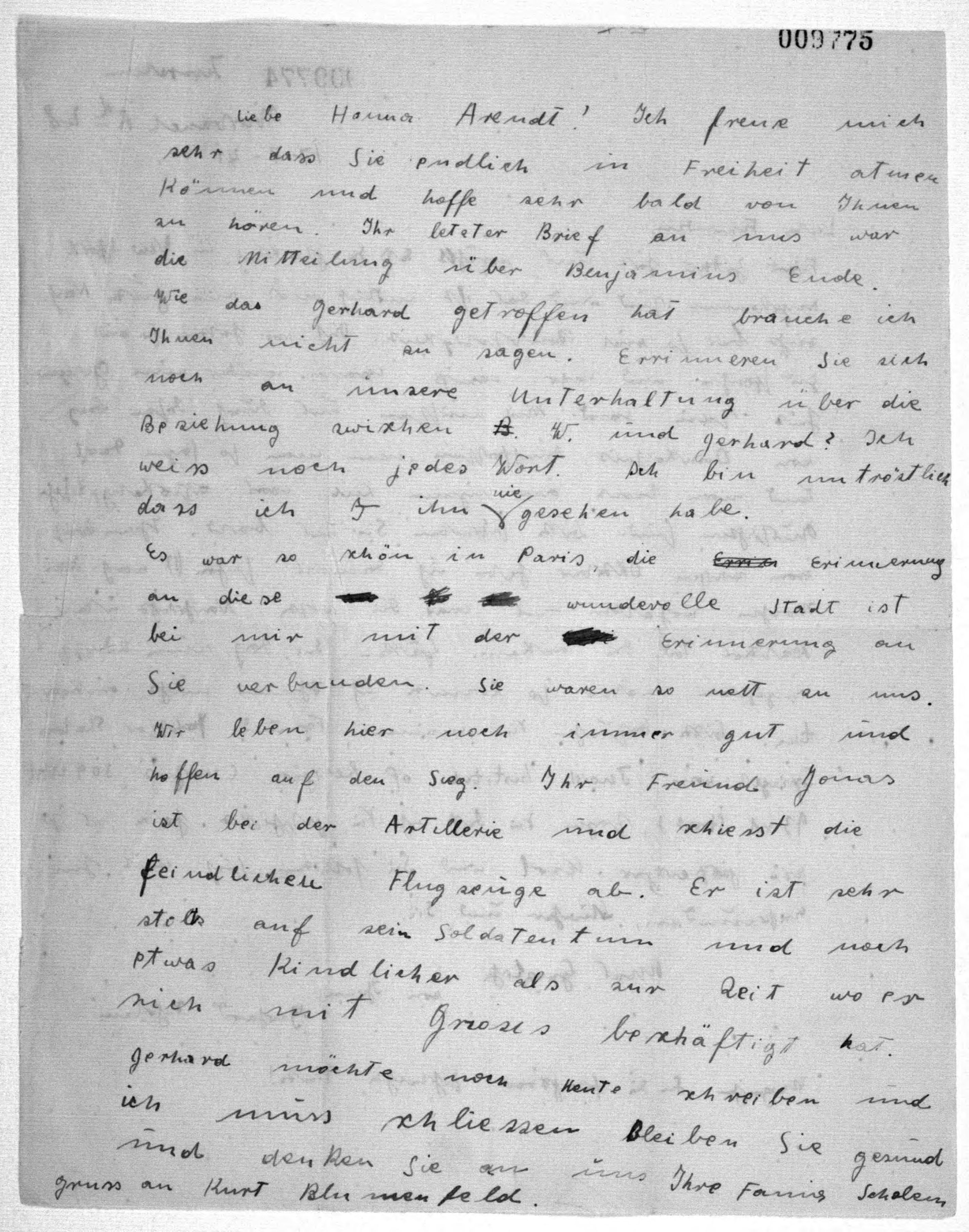 Scanned image of the current content page