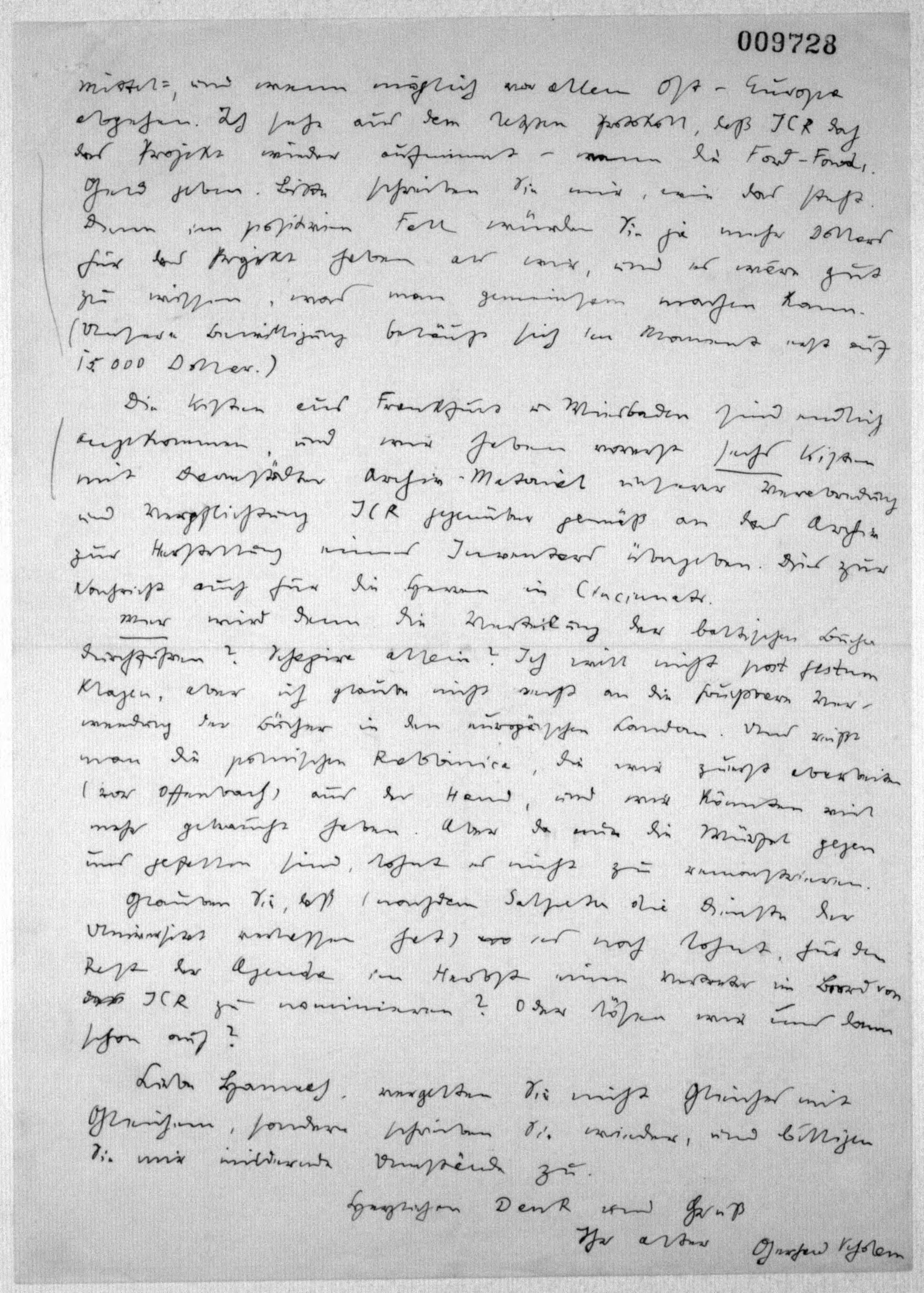 Scanned image of the current content page
