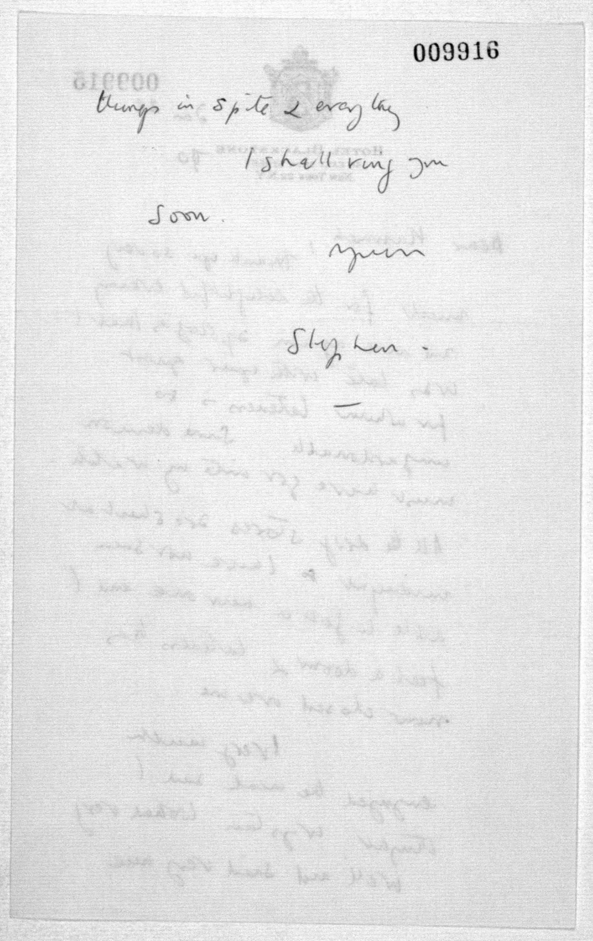 Scanned image of the current content page