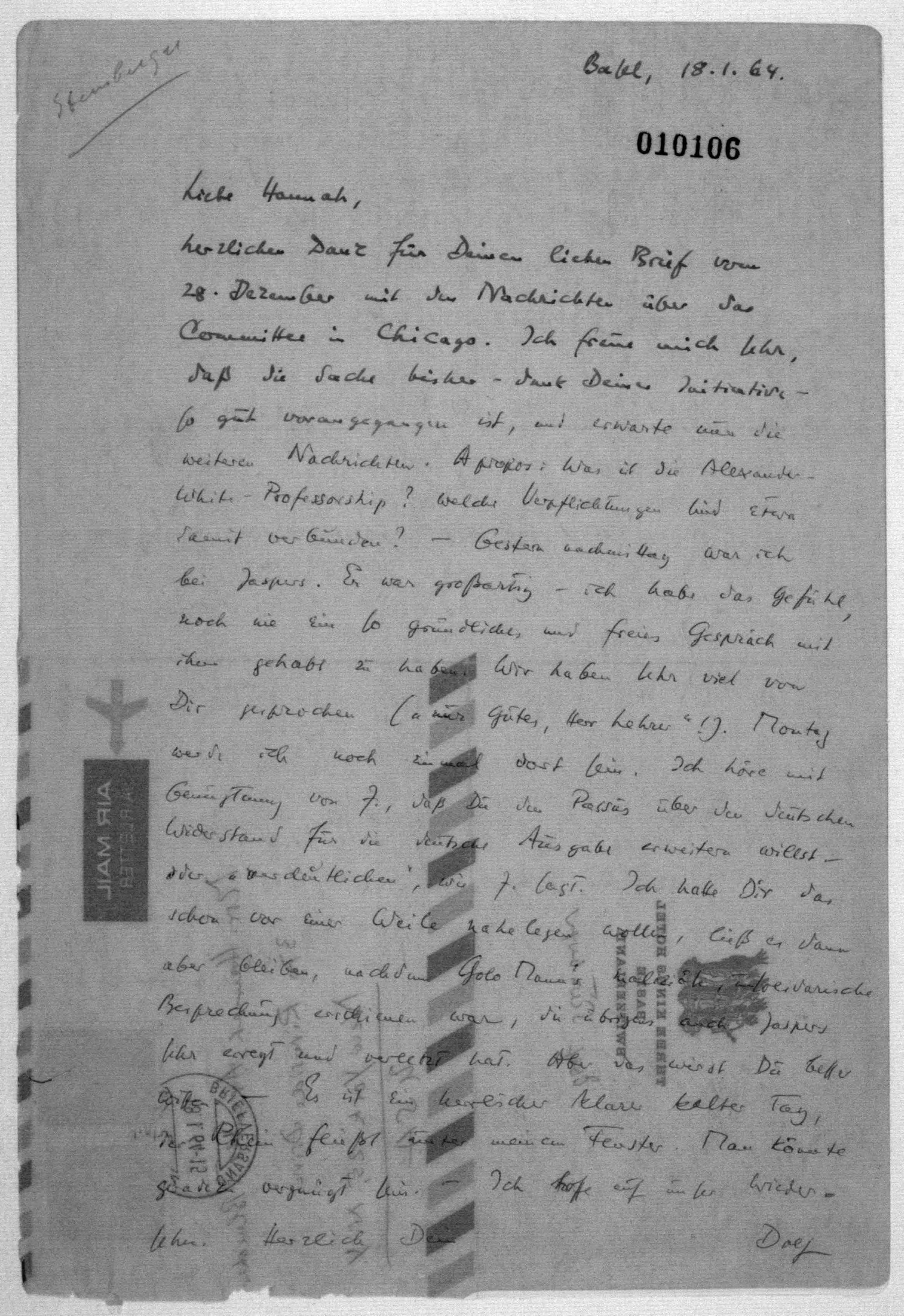 Scanned image of the current content page