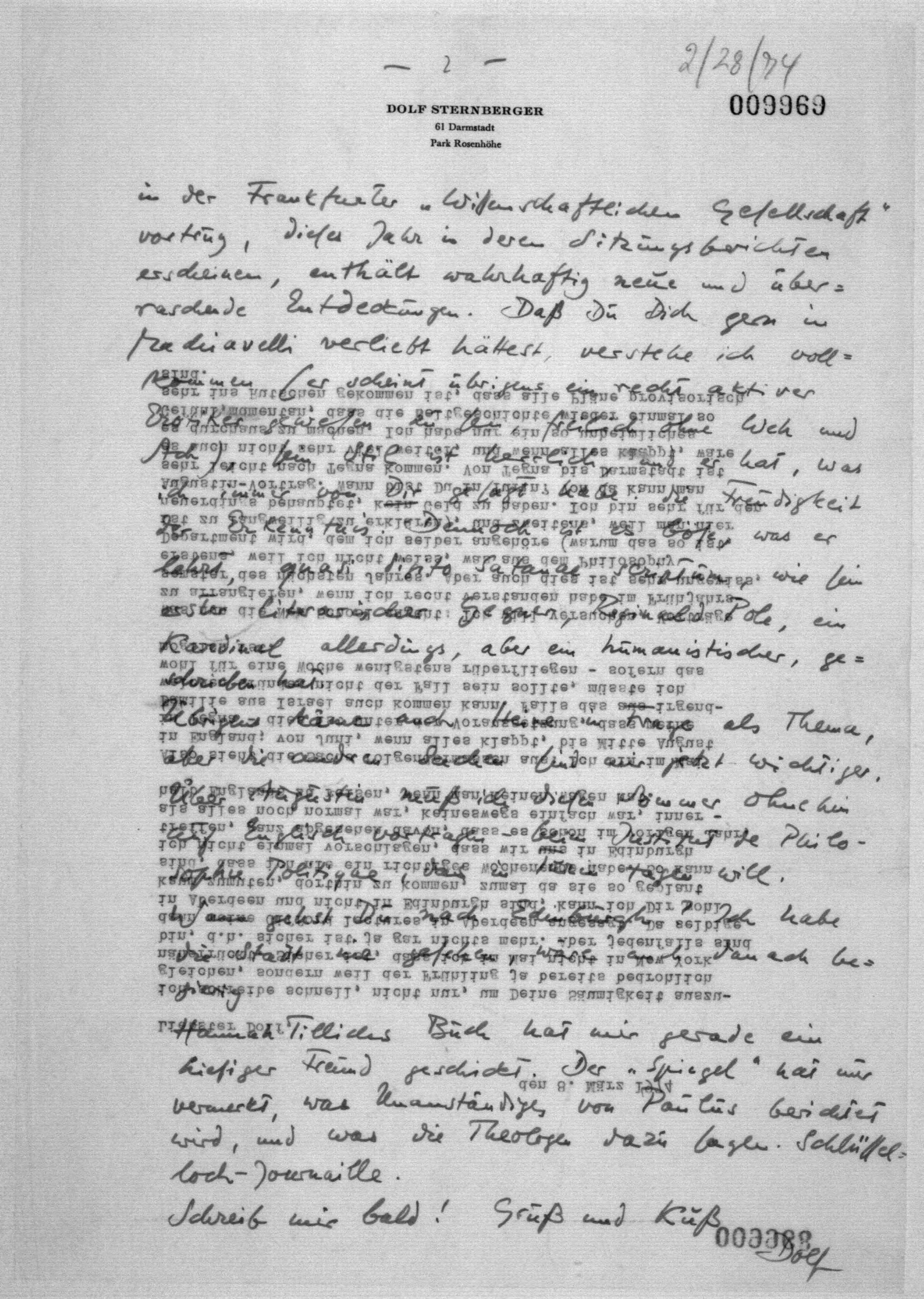 Scanned image of the current content page