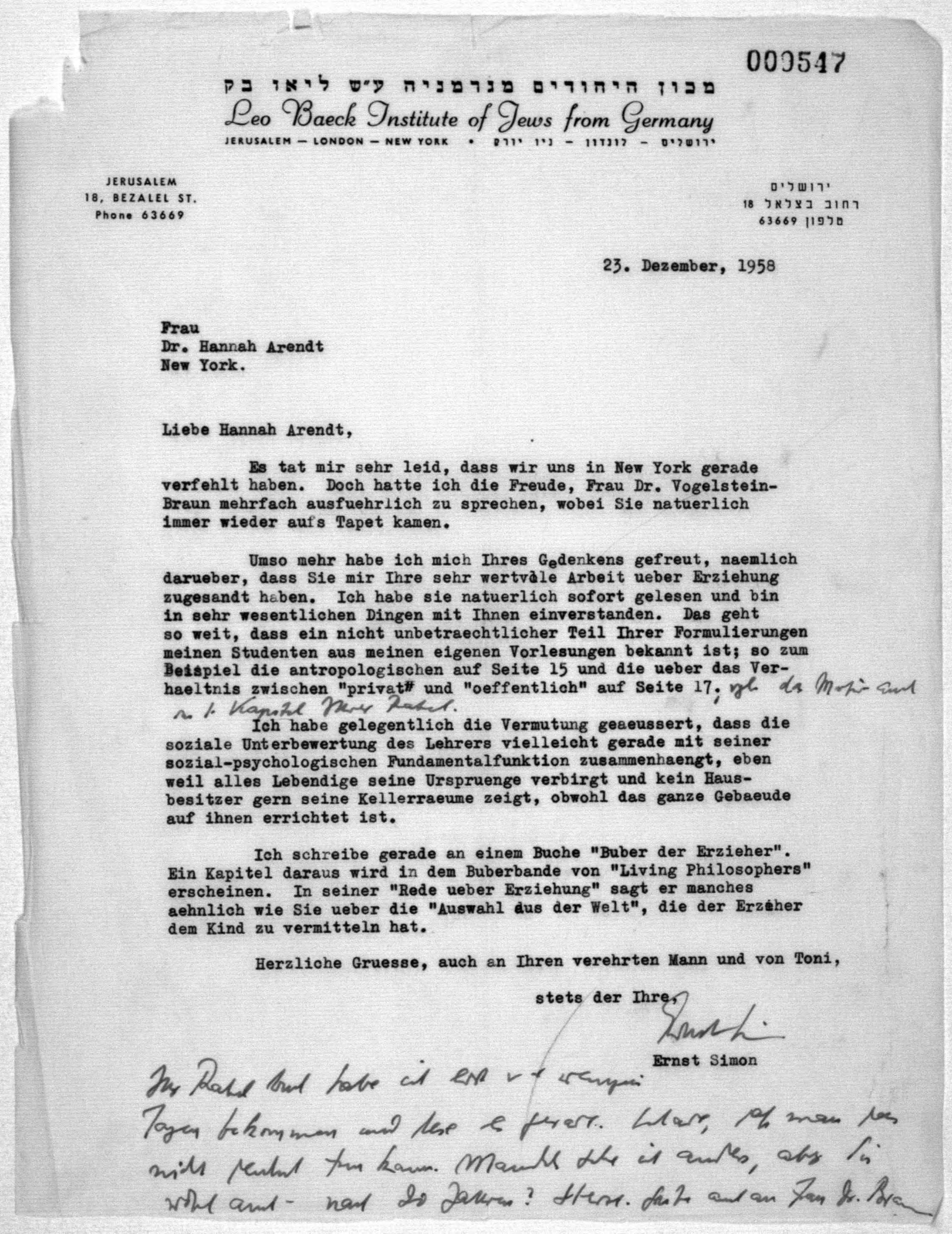 Scanned image of the current content page