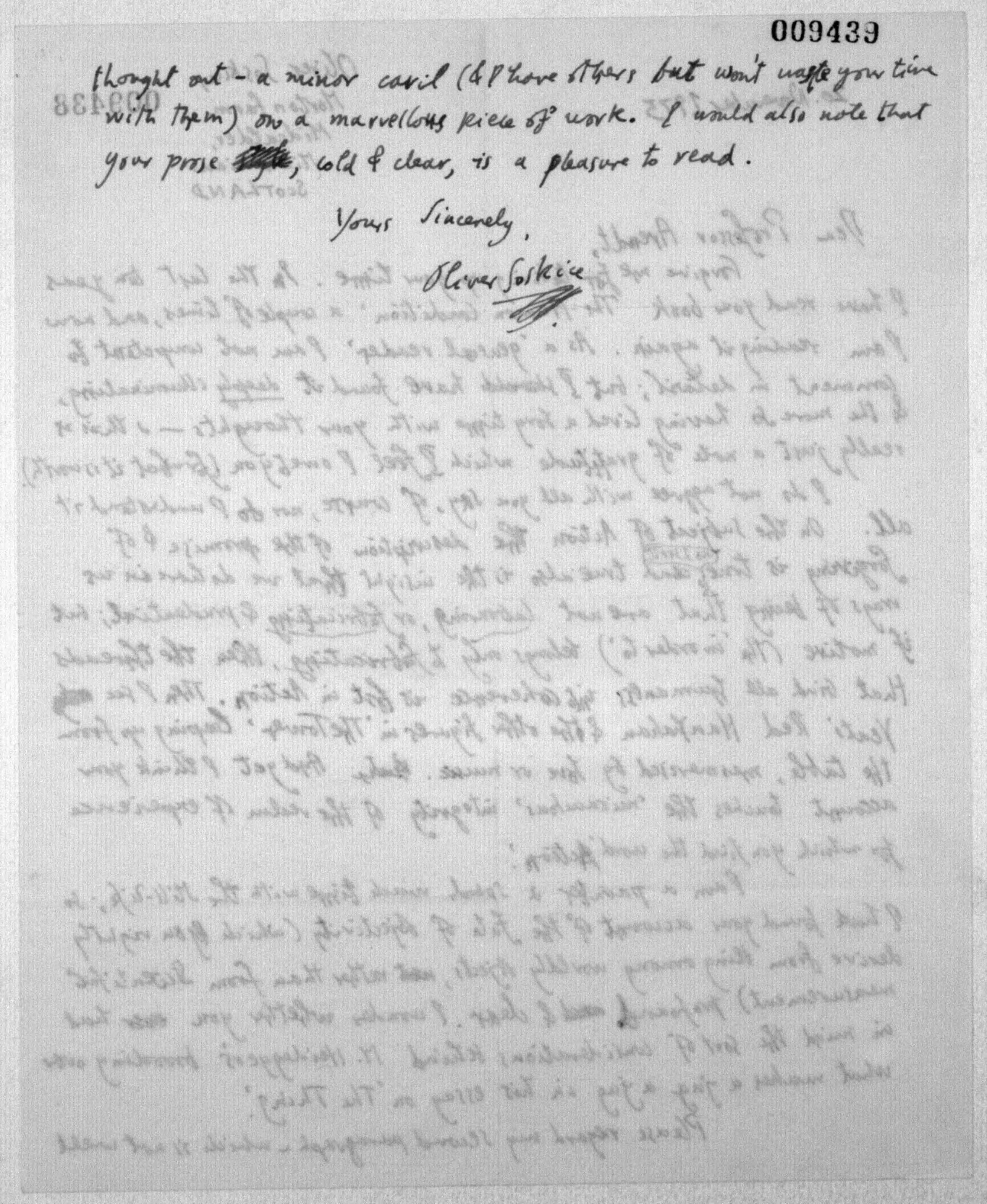 Scanned image of the current content page