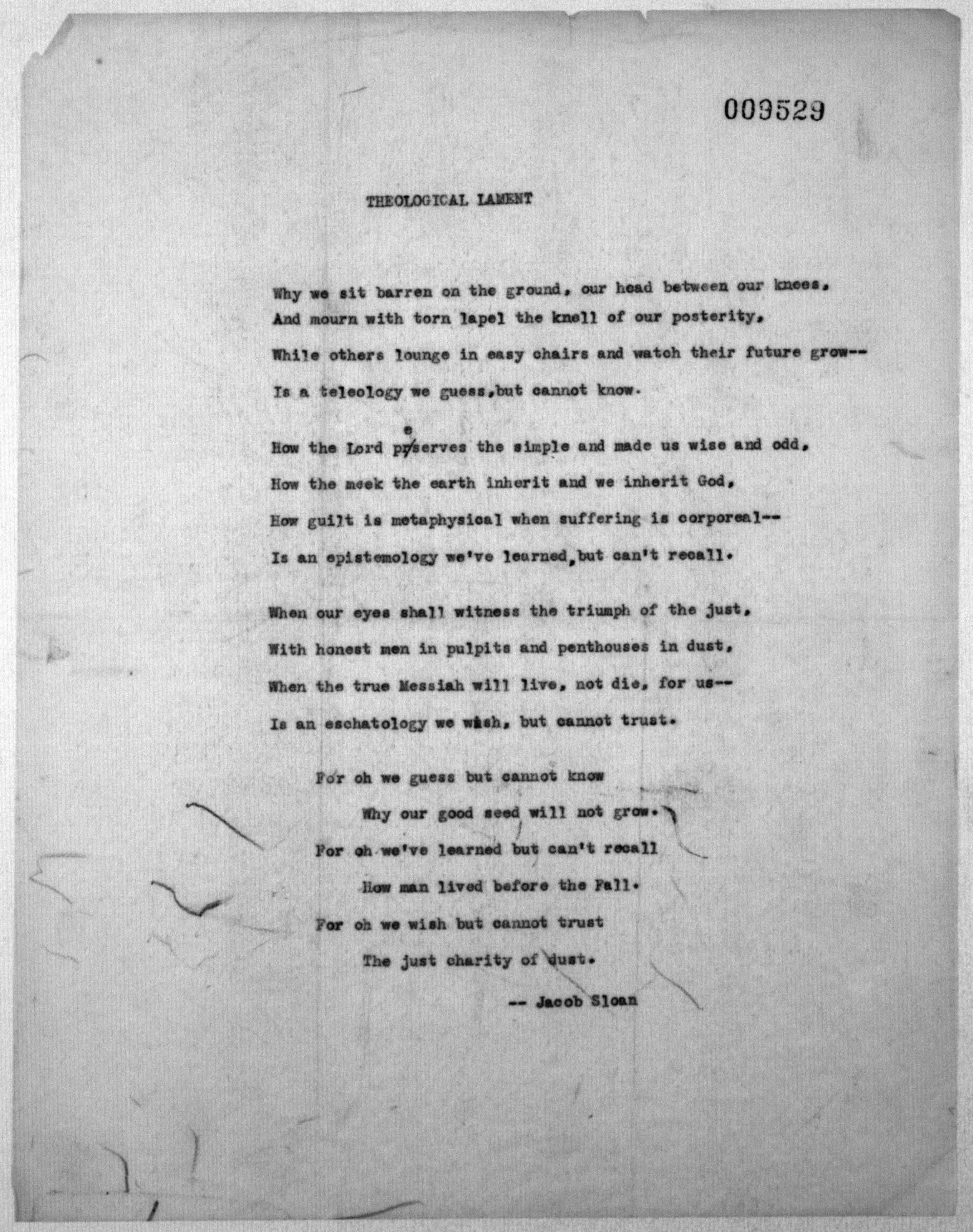 Scanned image of the current content page