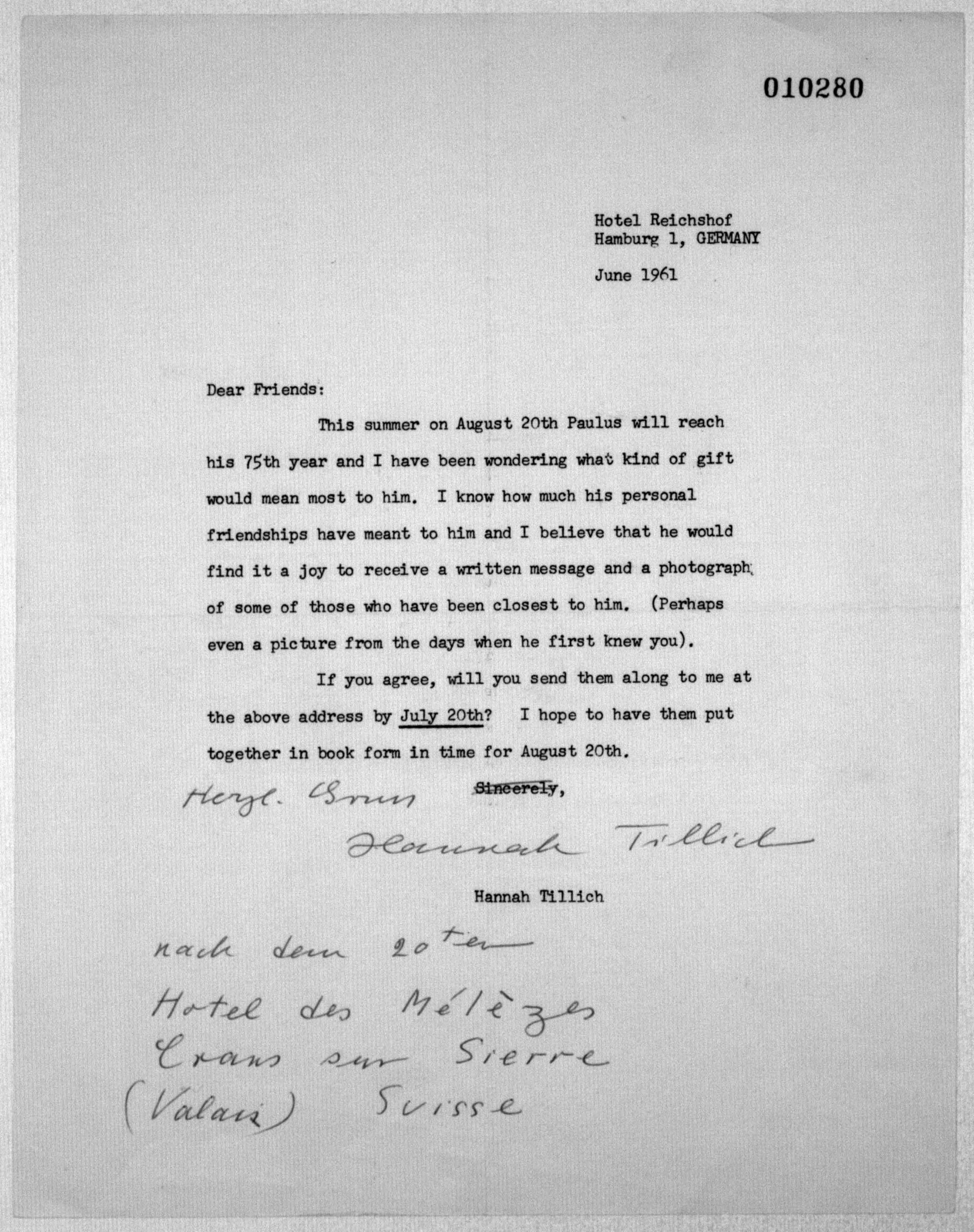 Scanned image of the current content page