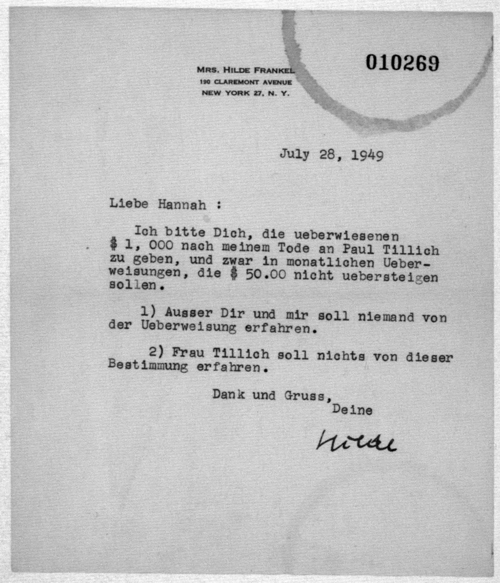 Scanned image of the current content page