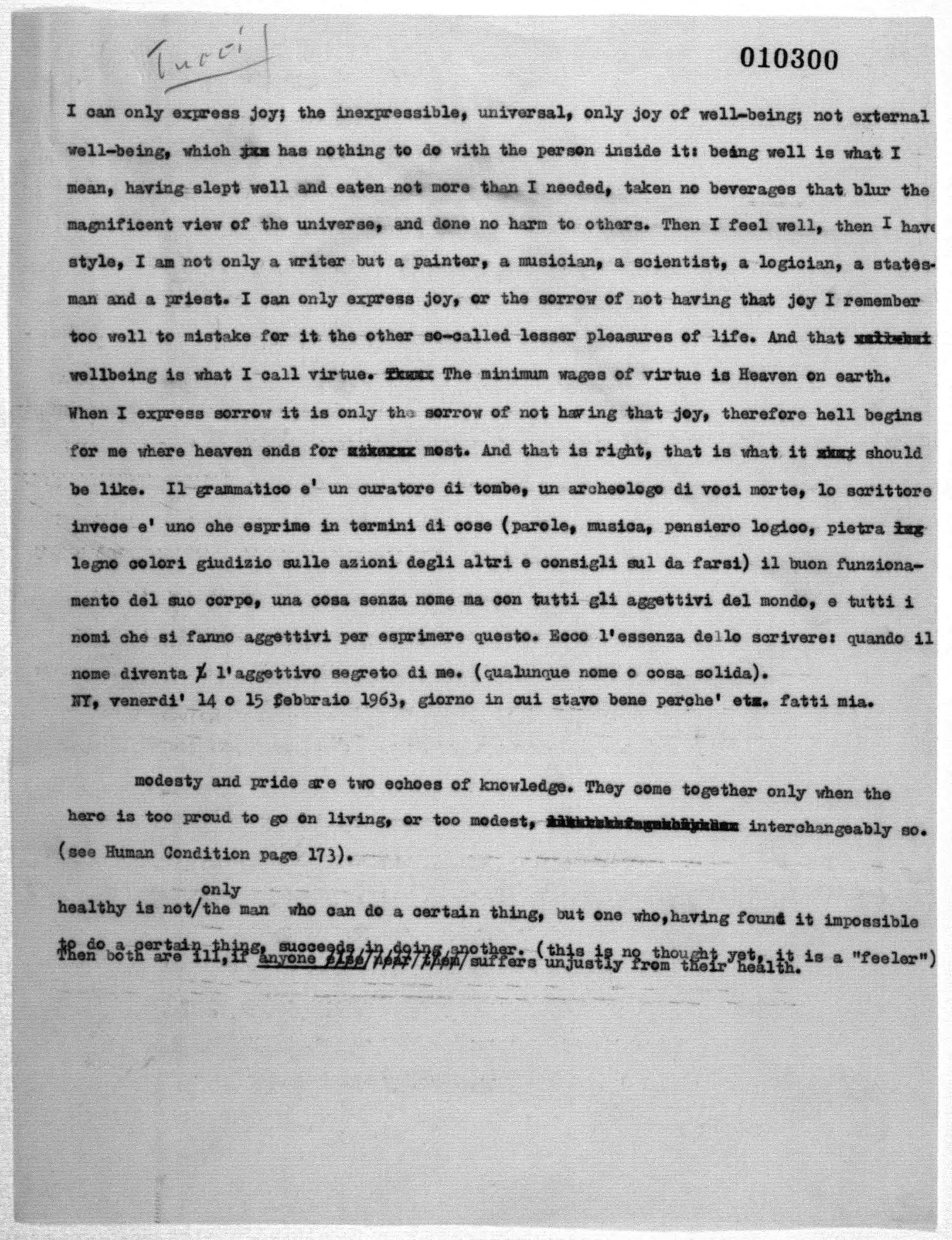 Scanned image of the current content page