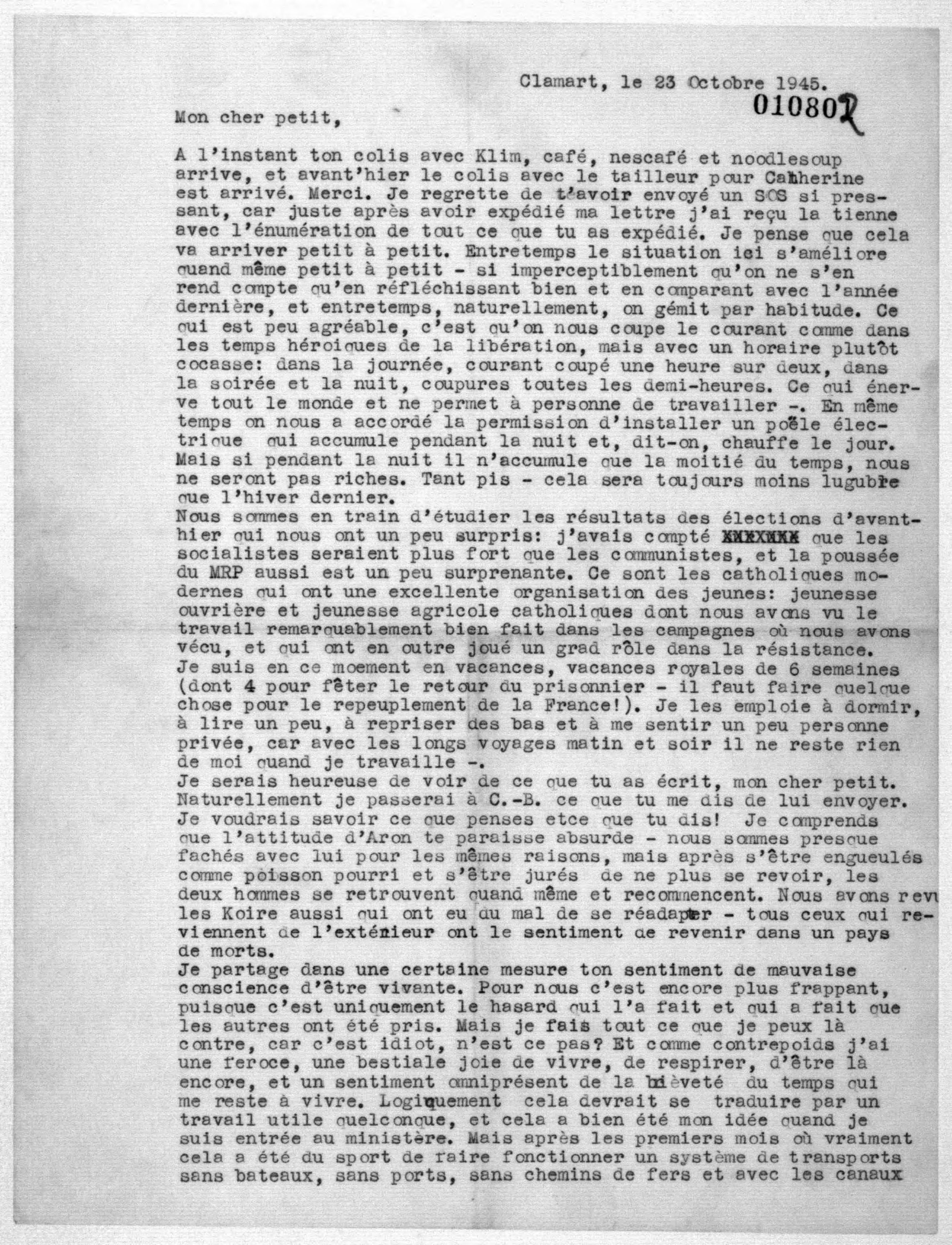 Scanned image of the current content page