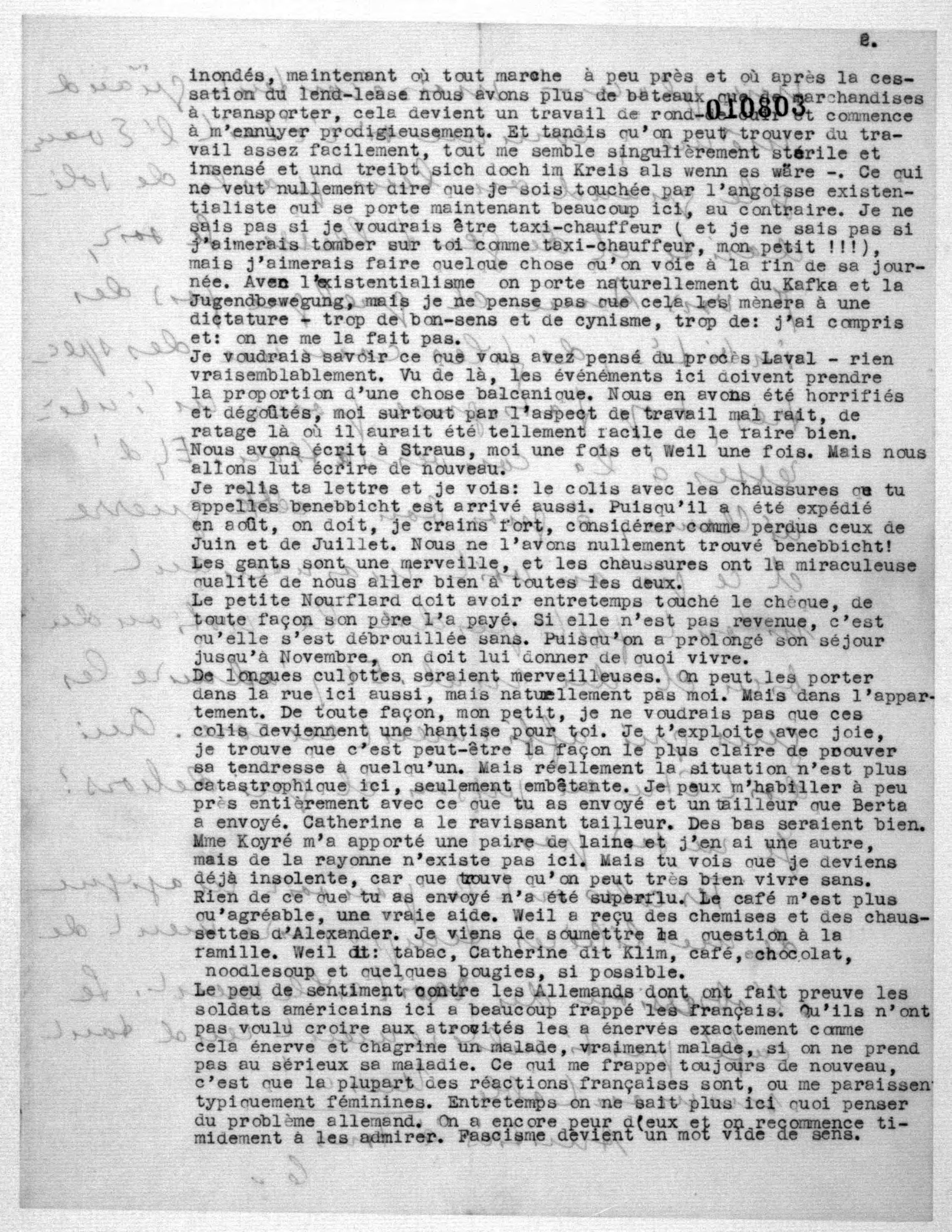 Scanned image of the current content page
