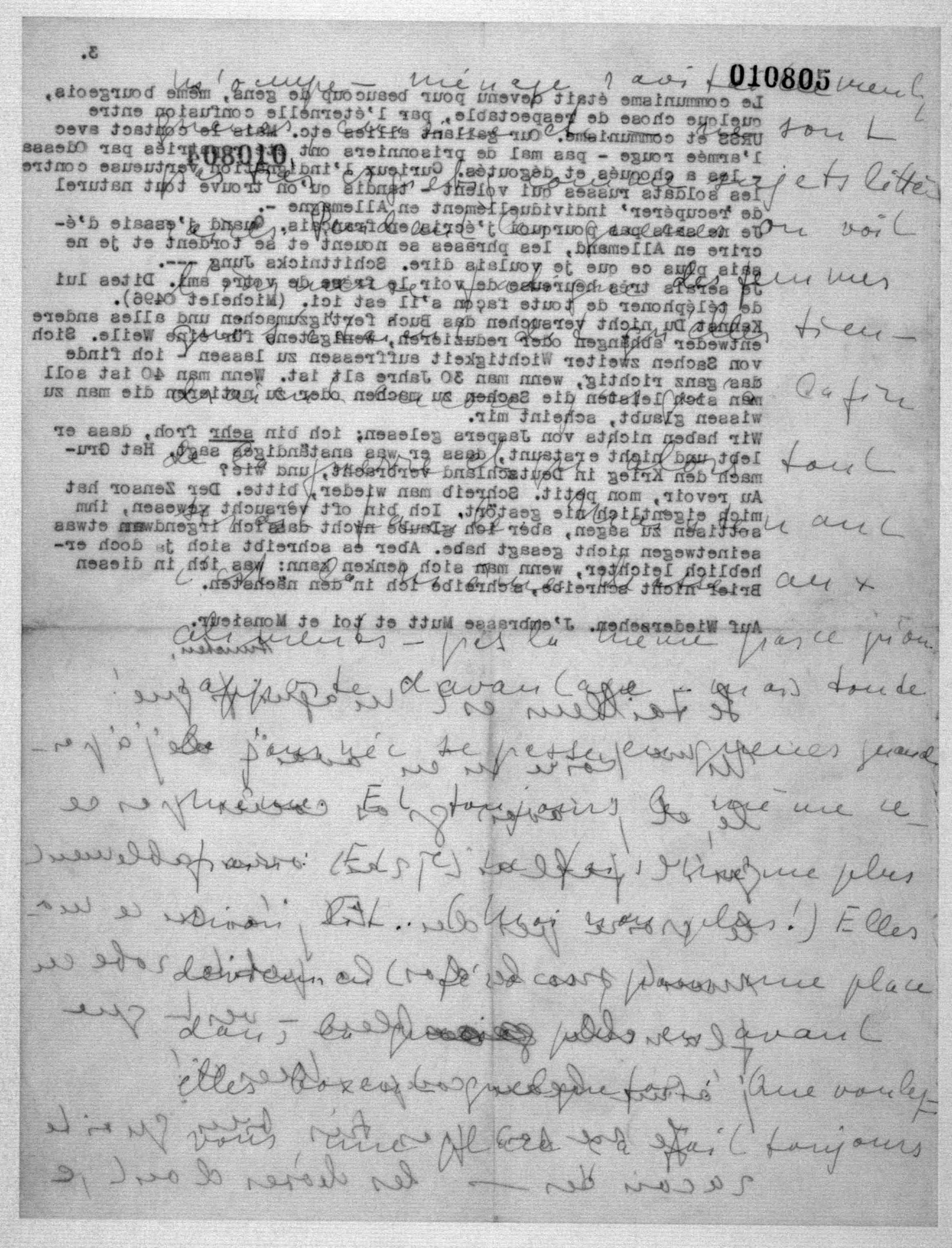 Scanned image of the current content page