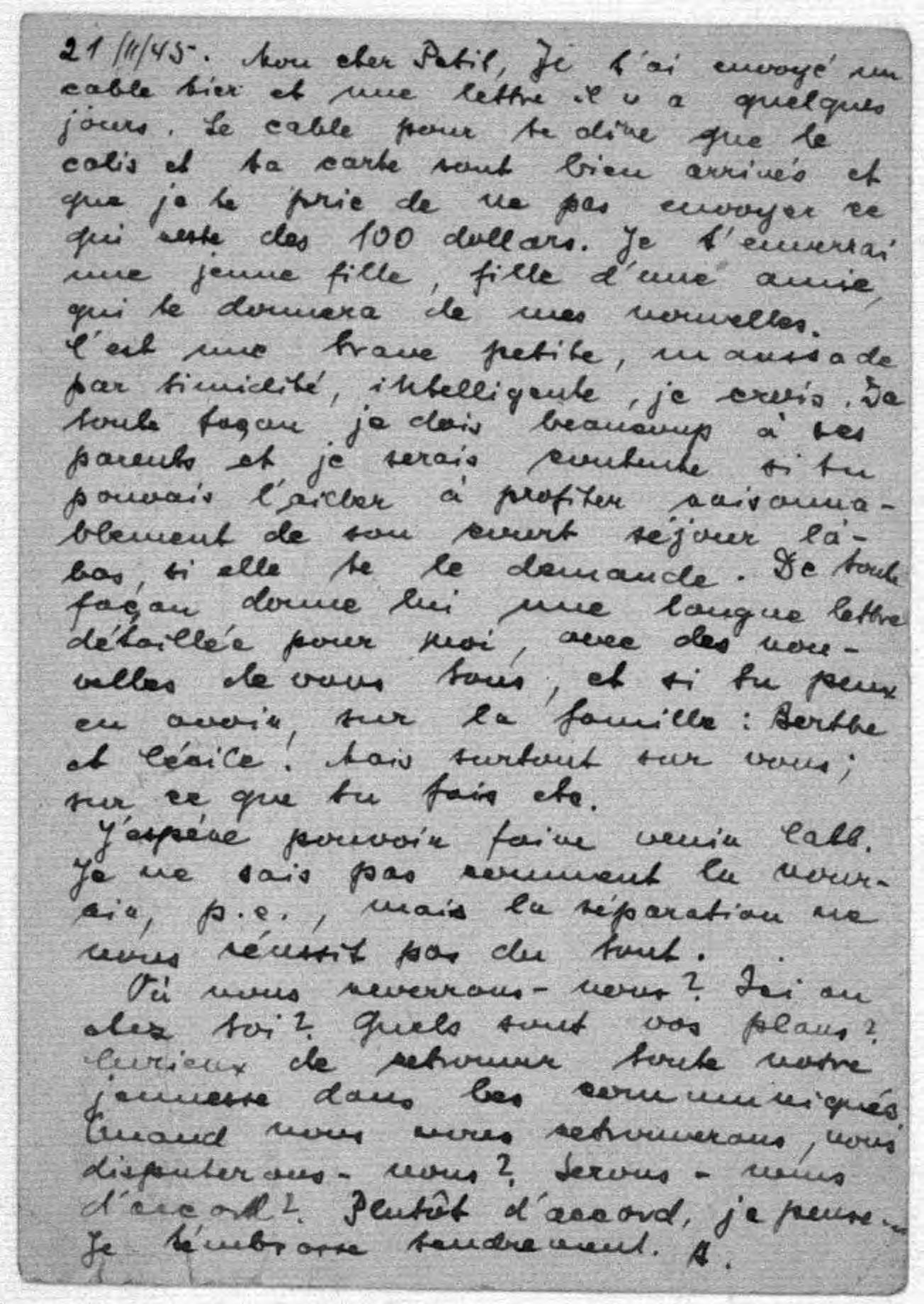 Scanned image of the current content page