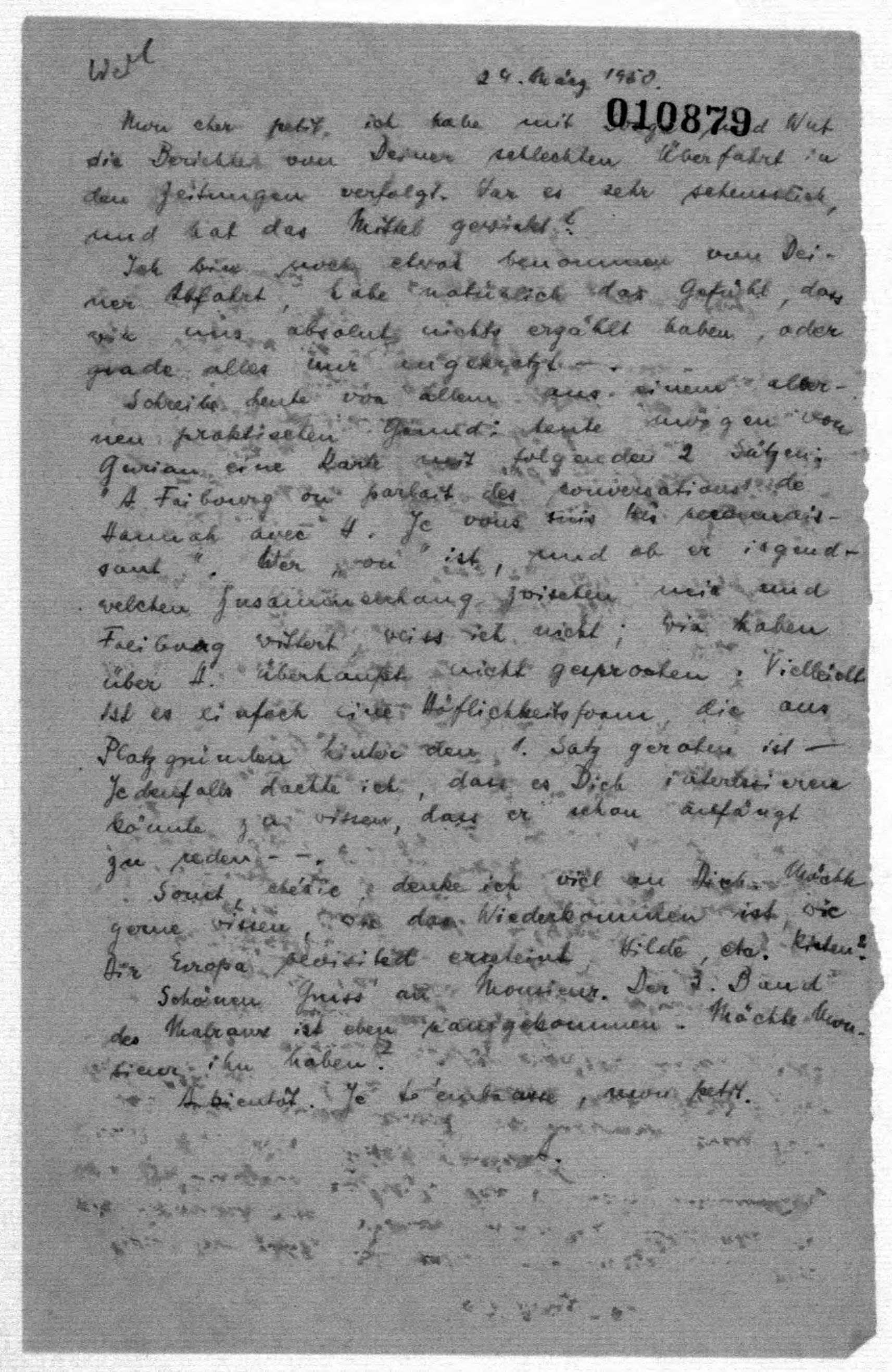 Scanned image of the current content page