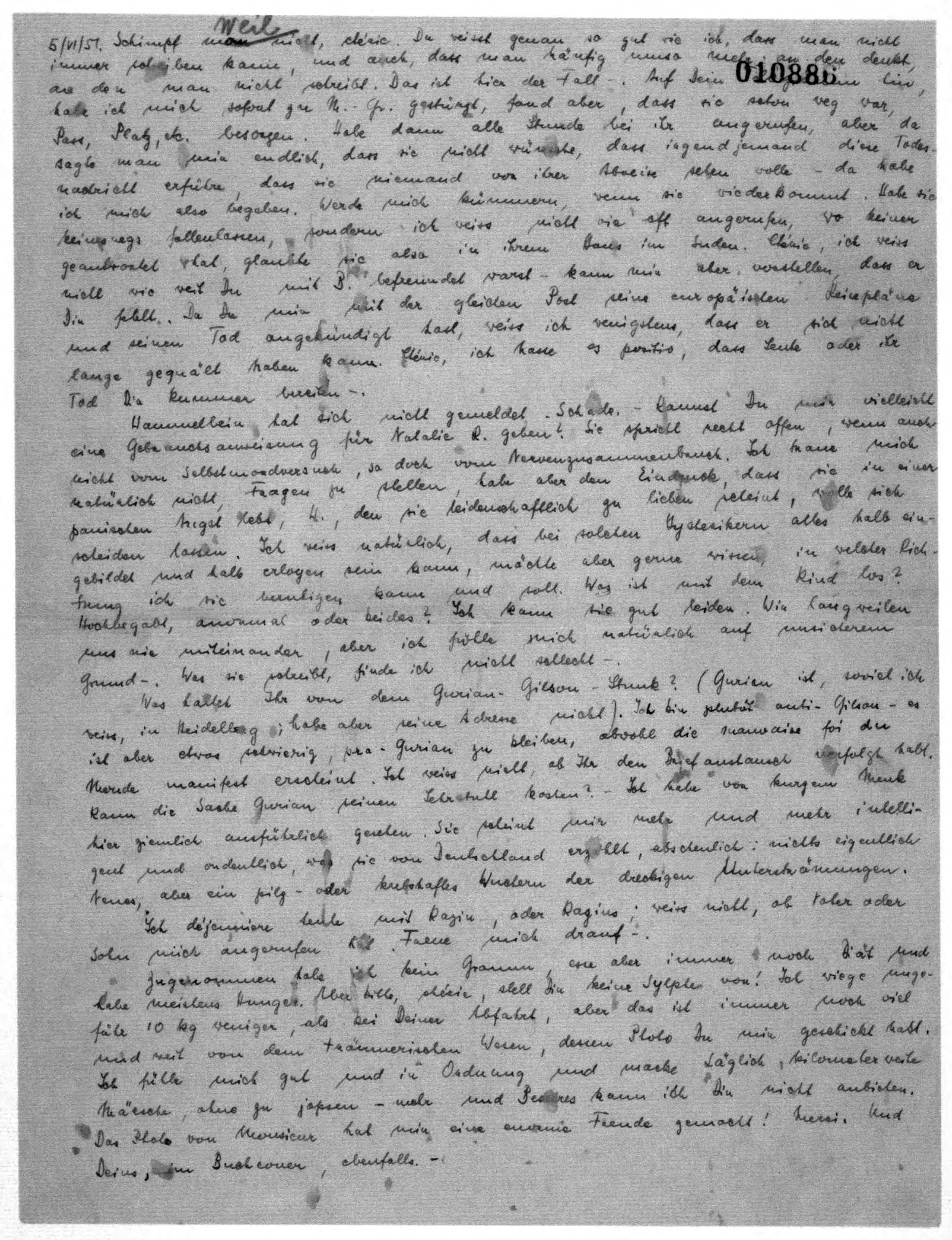 Scanned image of the current content page
