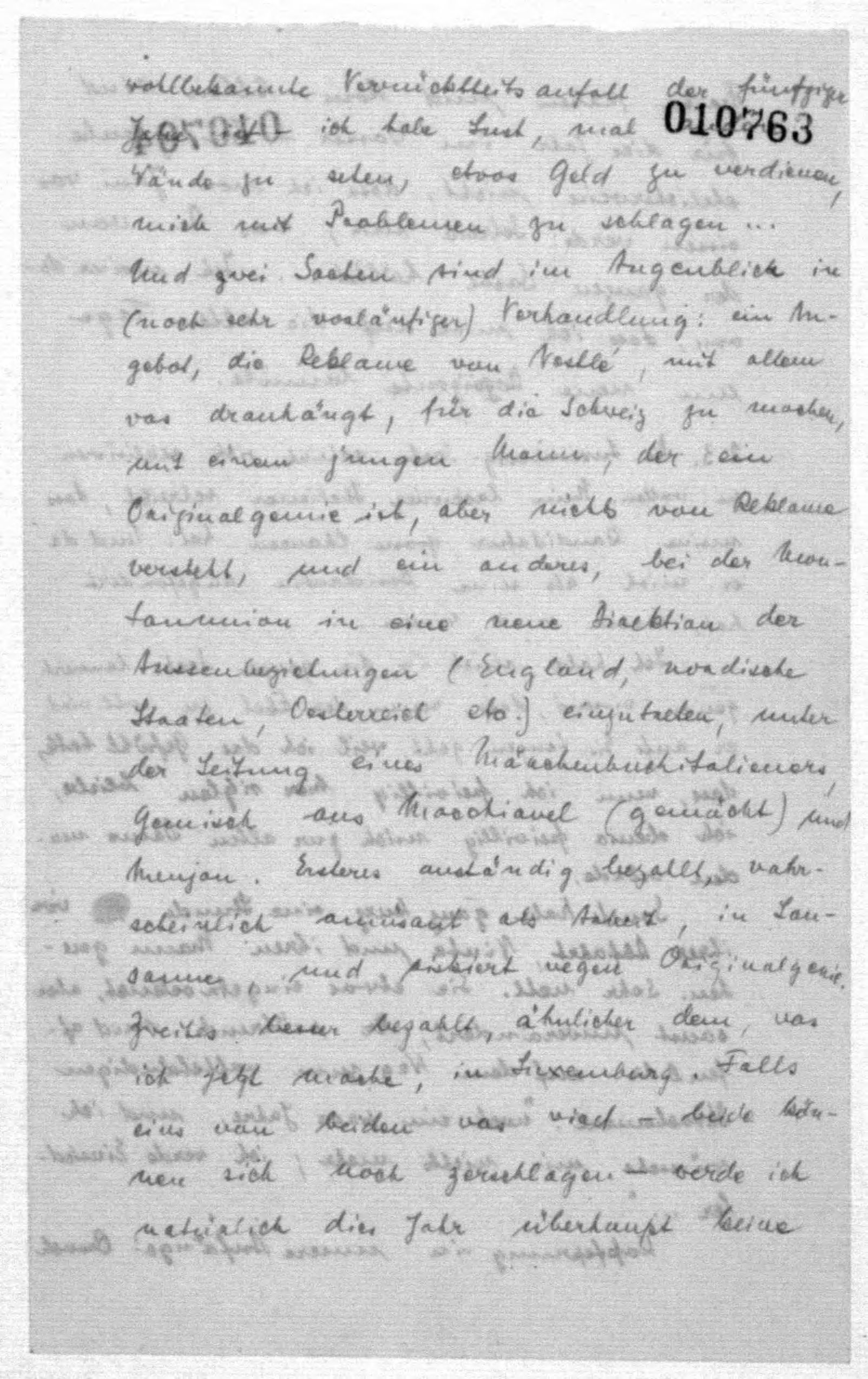 Scanned image of the current content page