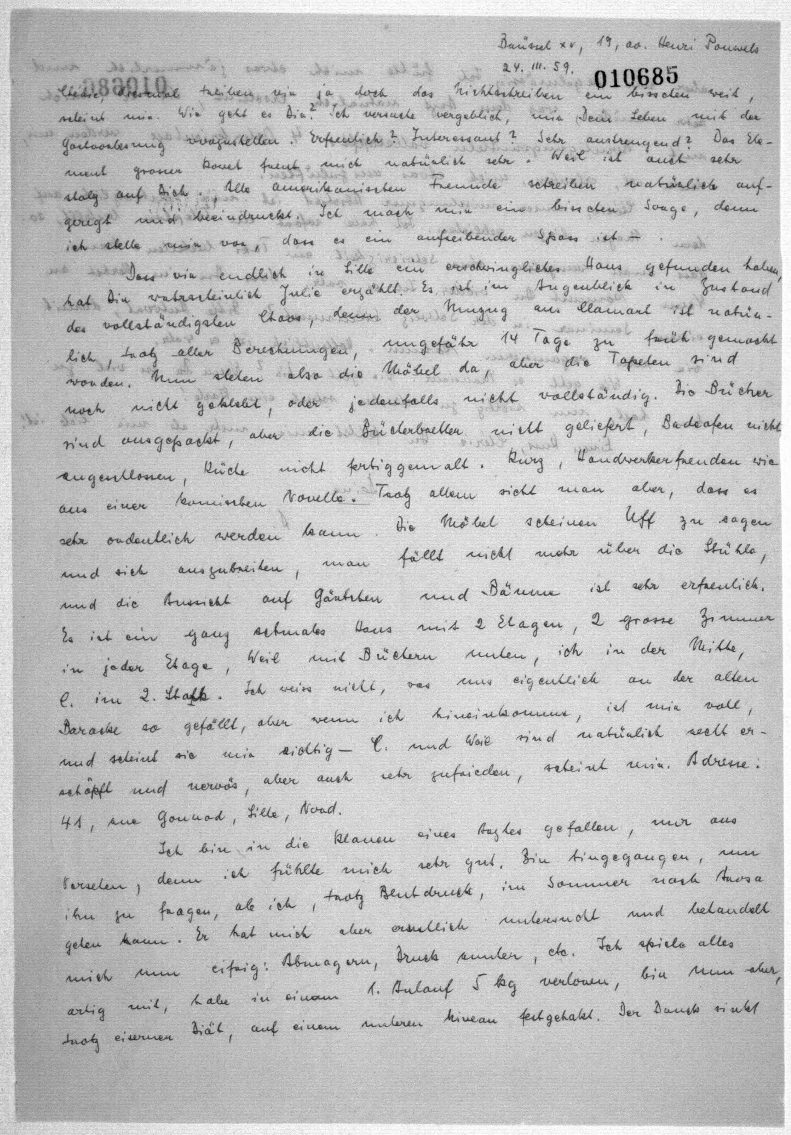 Scanned image of the current content page