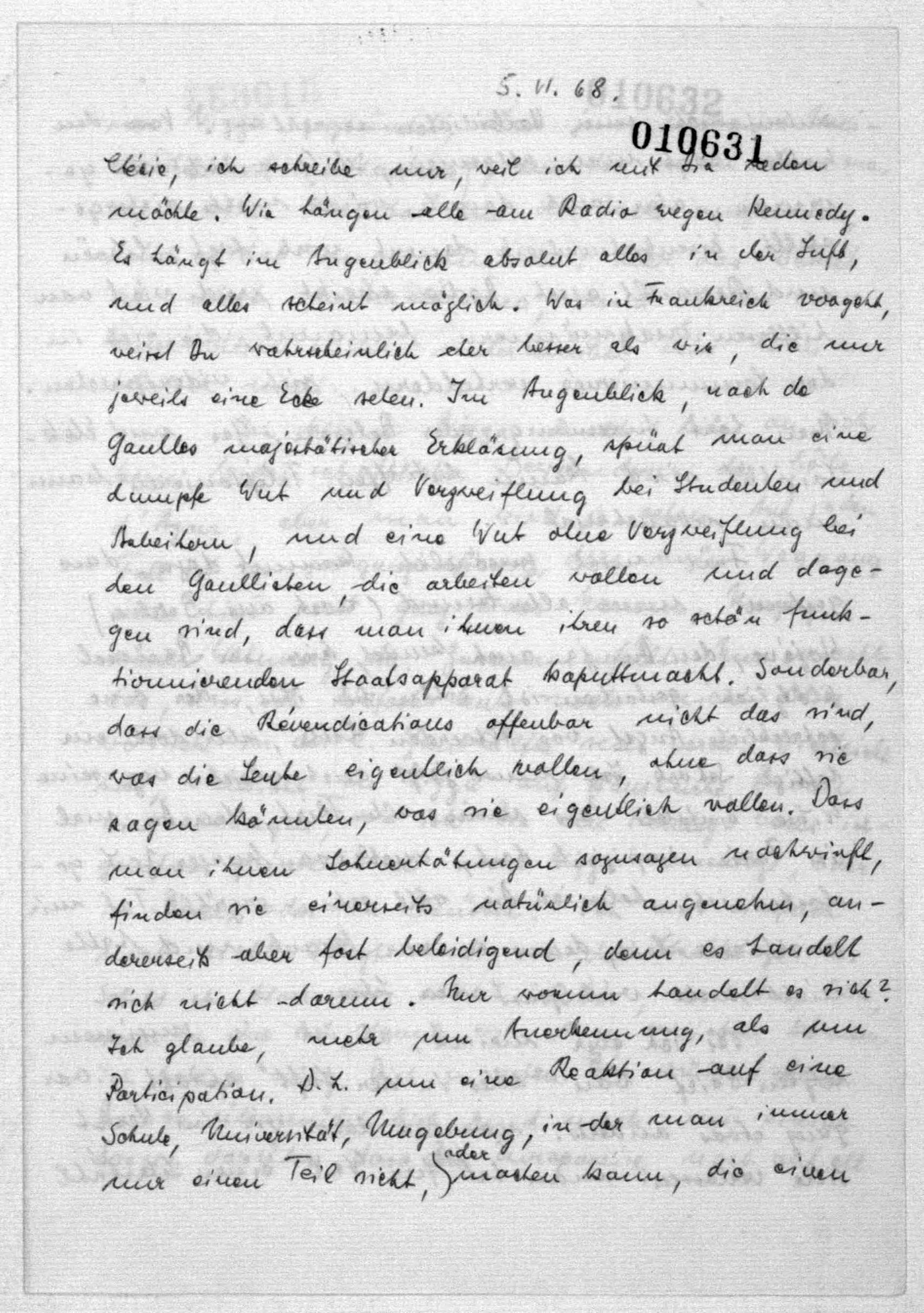 Scanned image of the current content page