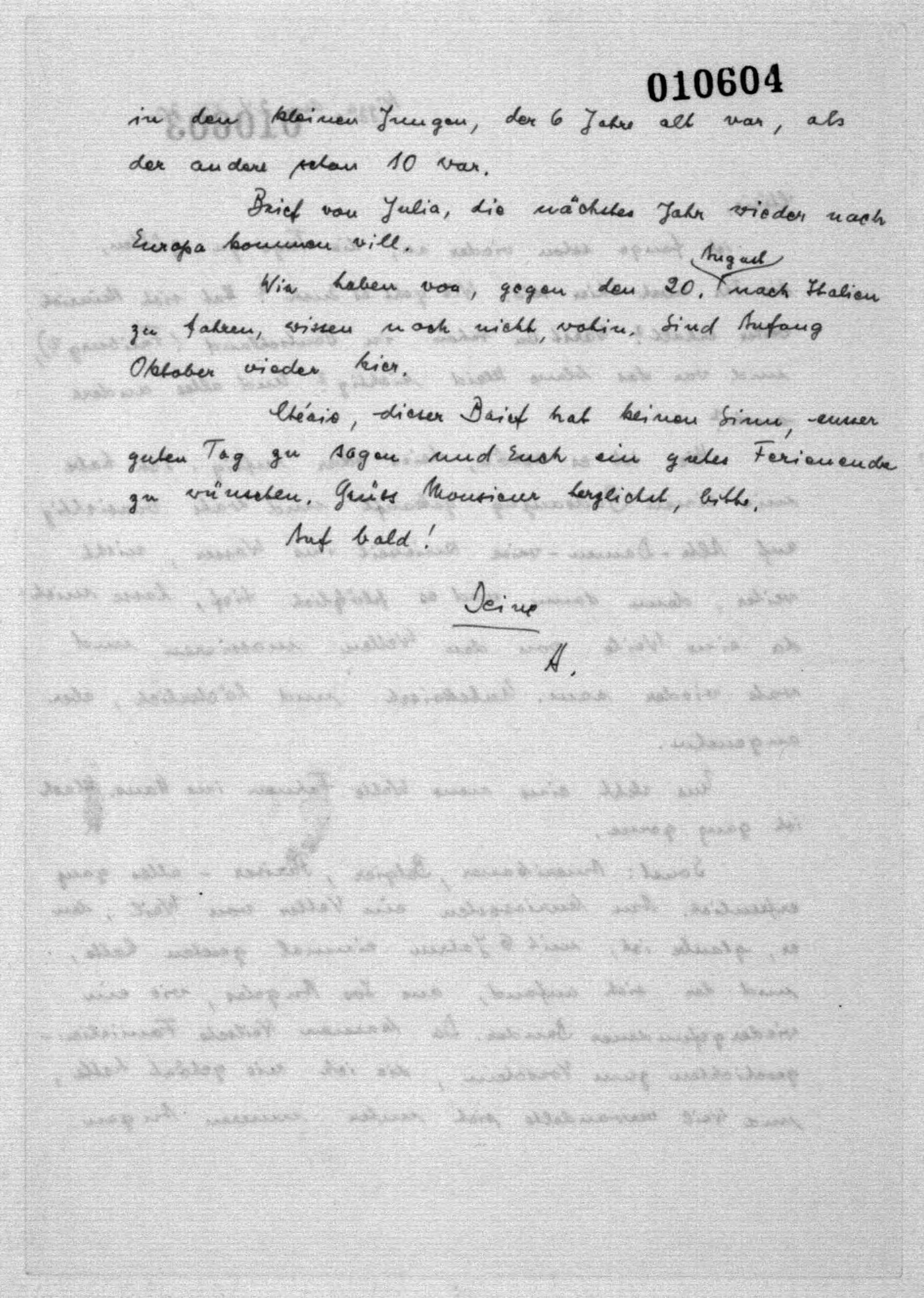 Scanned image of the current content page