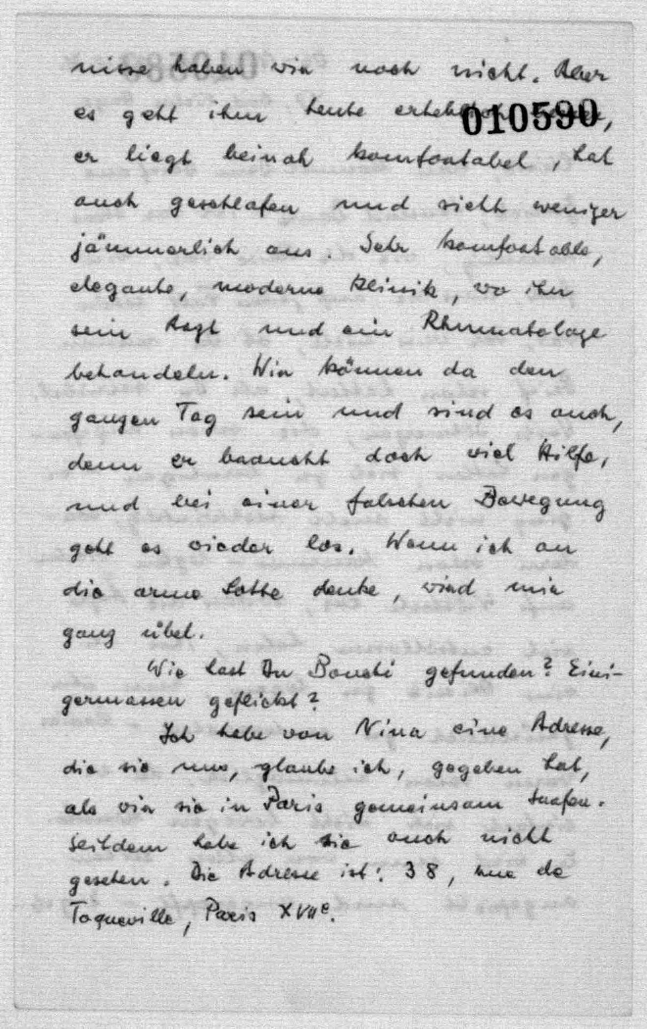 Scanned image of the current content page