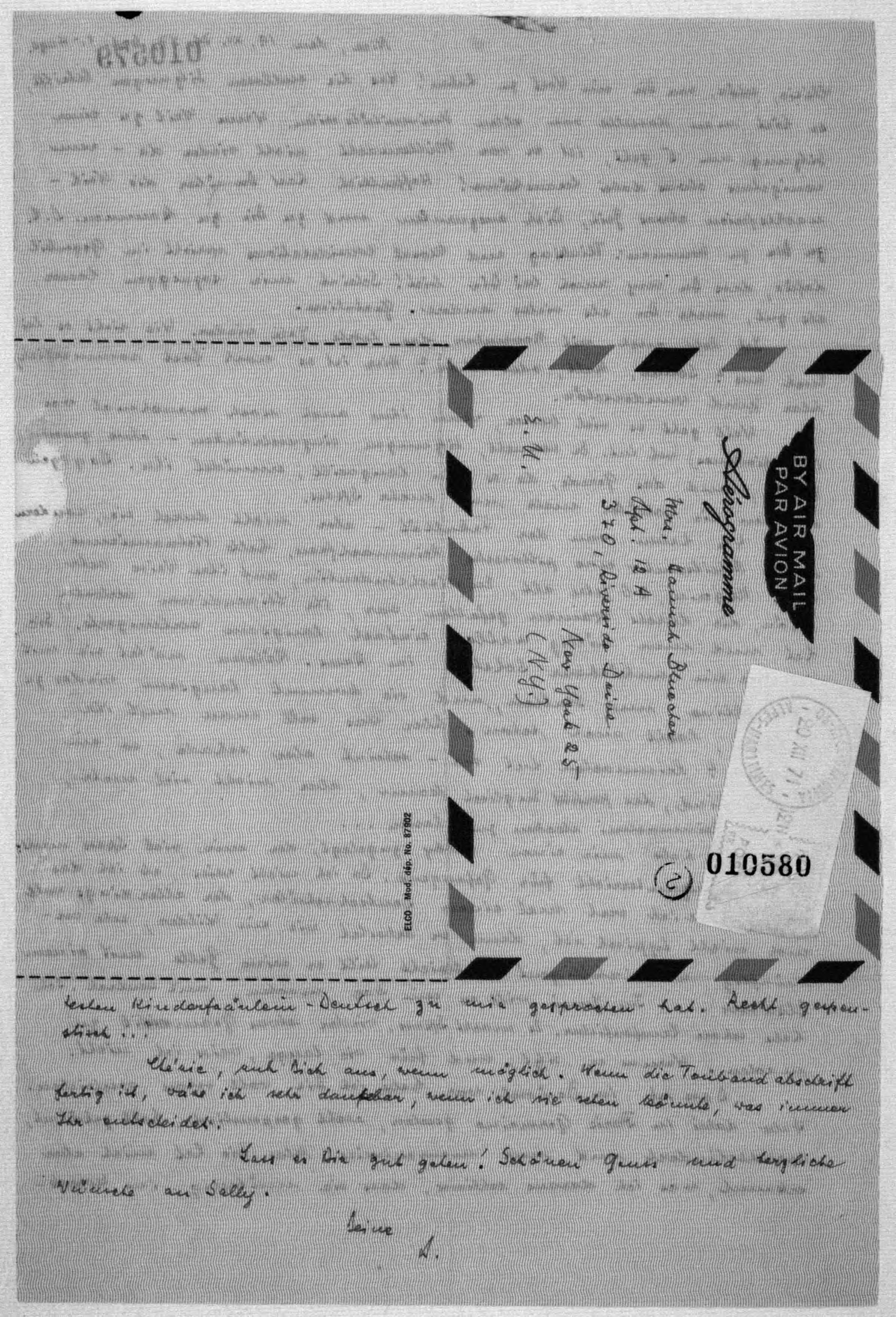 Scanned image of the current content page