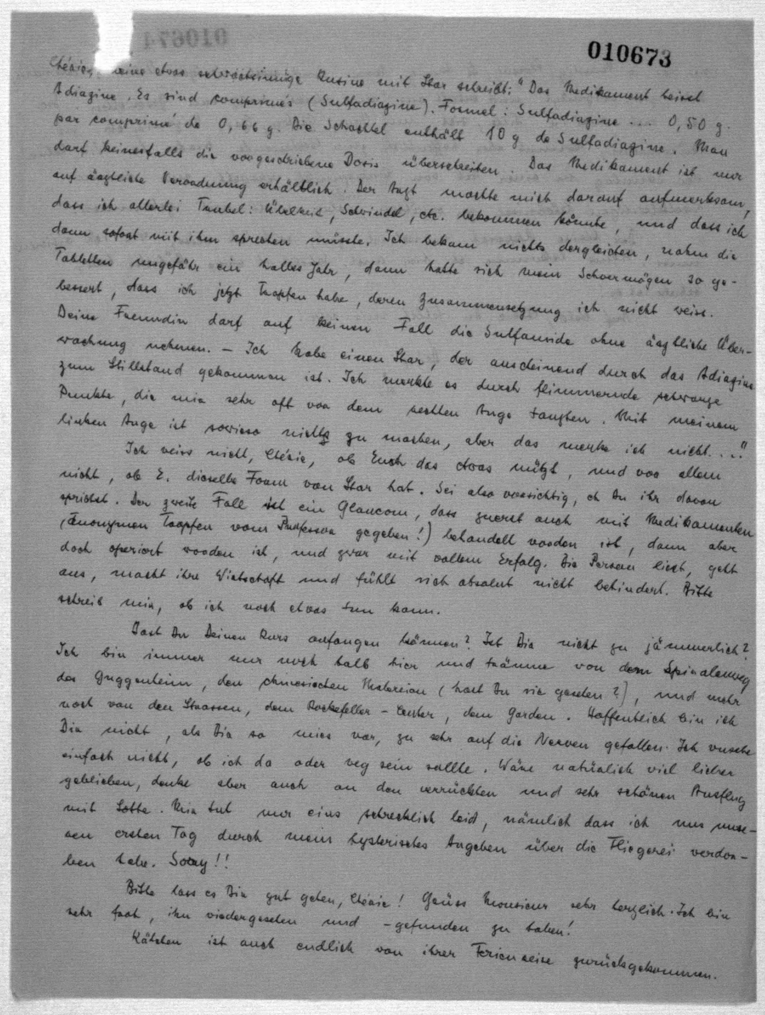 Scanned image of the current content page