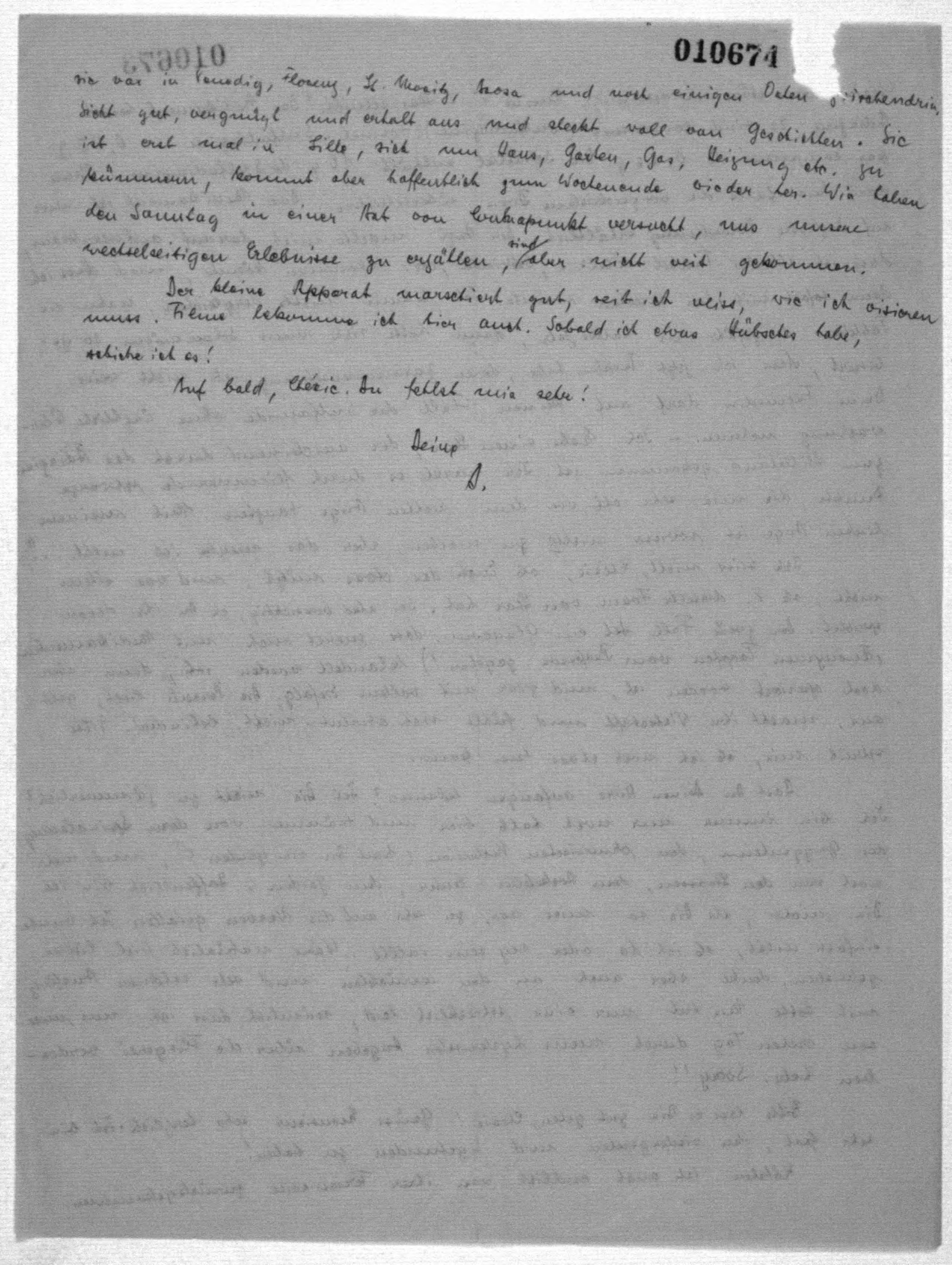 Scanned image of the current content page